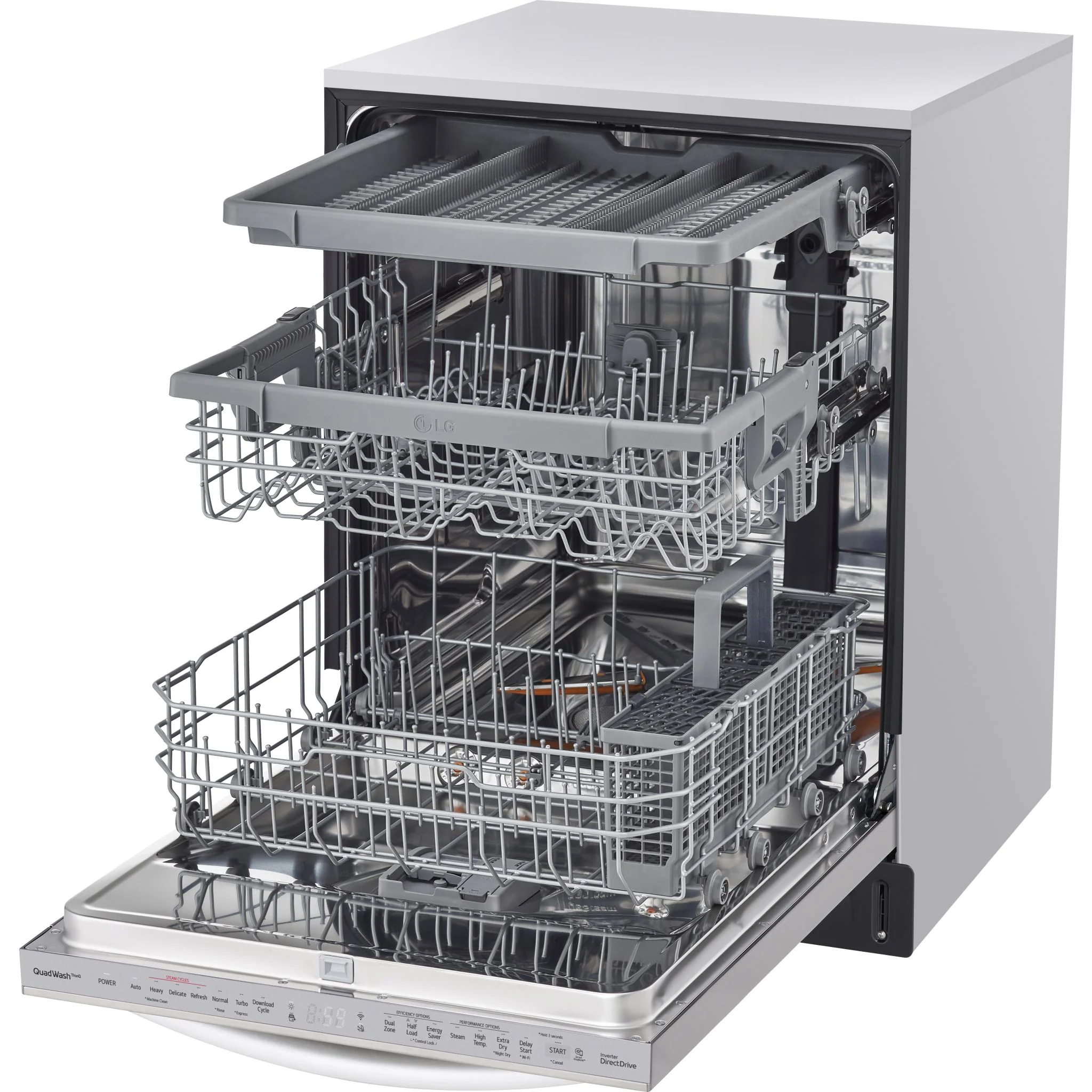 LG Dishwasher Stainless Steel Tub (LDTS5552S) - Stainless Steel - Image 4