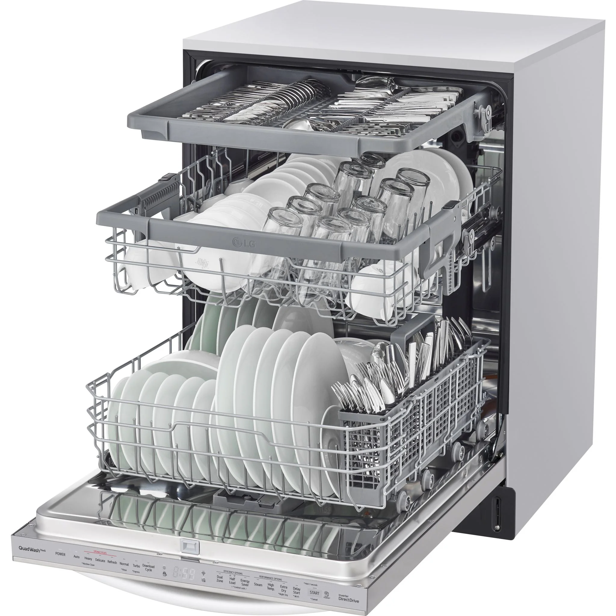 LG Dishwasher Stainless Steel Tub (LDTS5552S) - Stainless Steel - Image 7