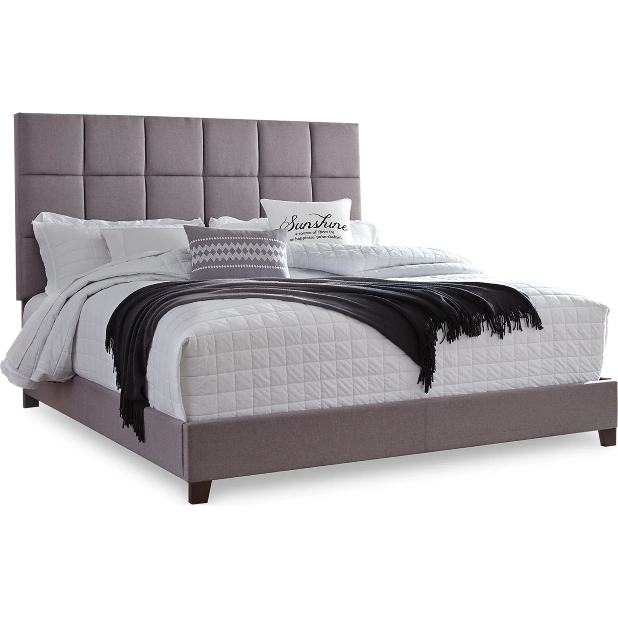 Dolante King Upholstered Bed - Gray - Image 22