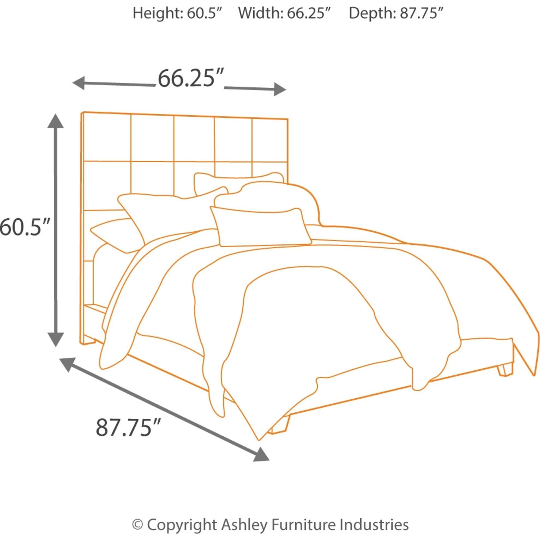 Dolante Queen Upholstered Bed - Gray - Image 4