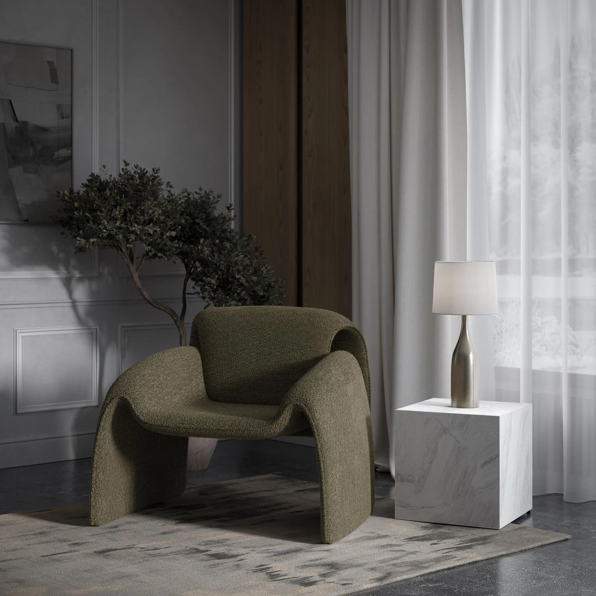 Dolce Accent Chair - Forest - Image 2