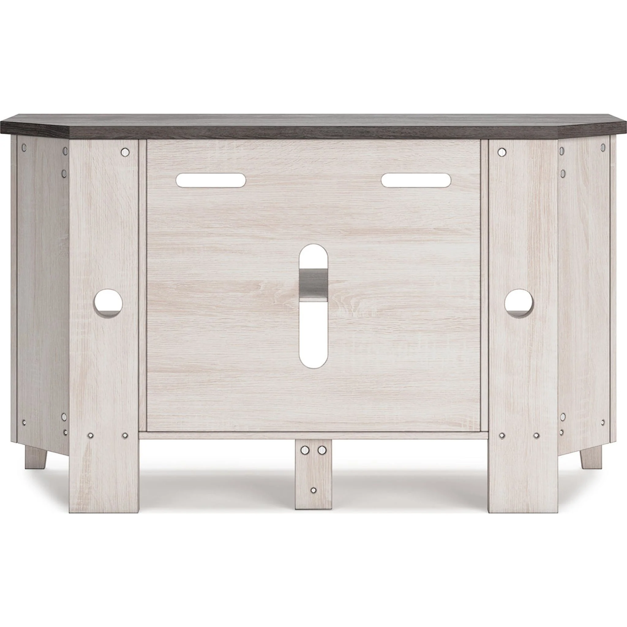 Dorrinson Corner TV Stand - Two-tone - Image 11