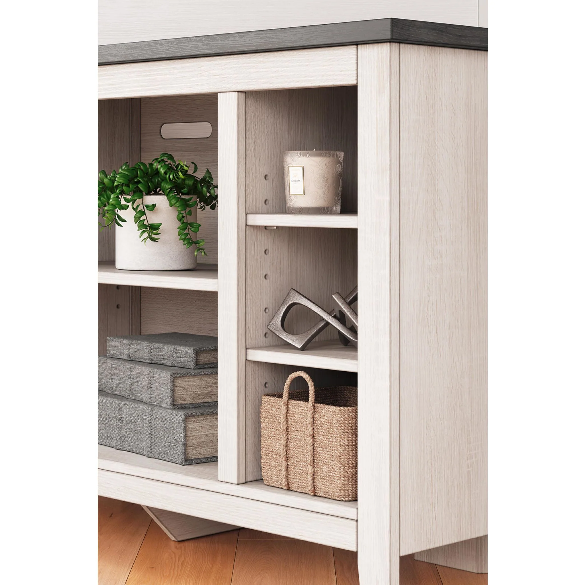 Dorrinson Corner TV Stand - Two-tone - Image 12