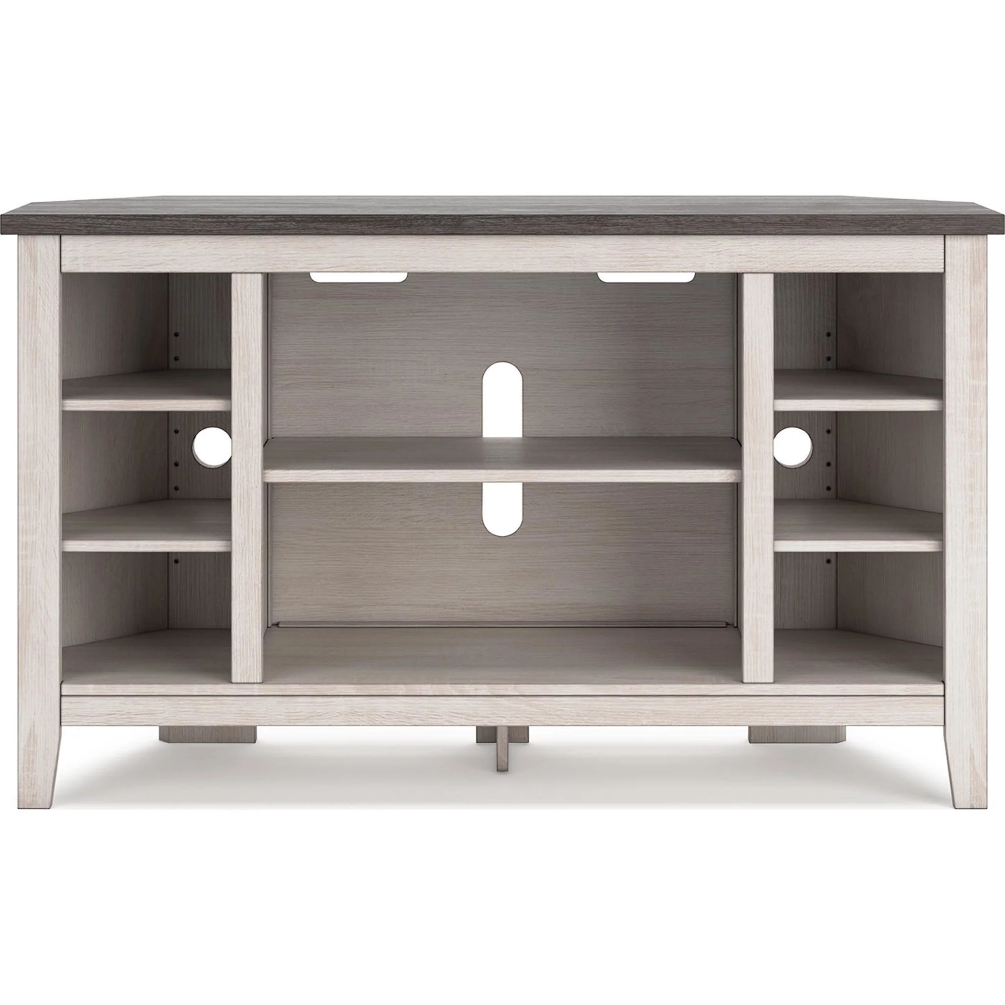 Dorrinson Corner TV Stand - Two-tone - Image 13