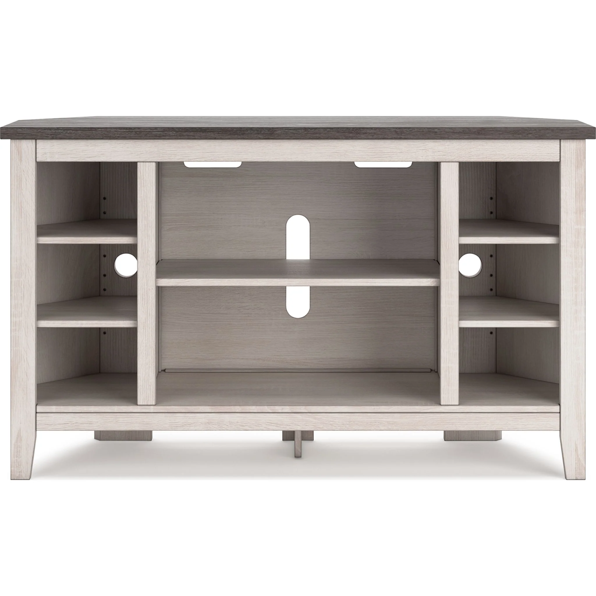 Dorrinson Corner TV Stand - Two-tone - Image 4