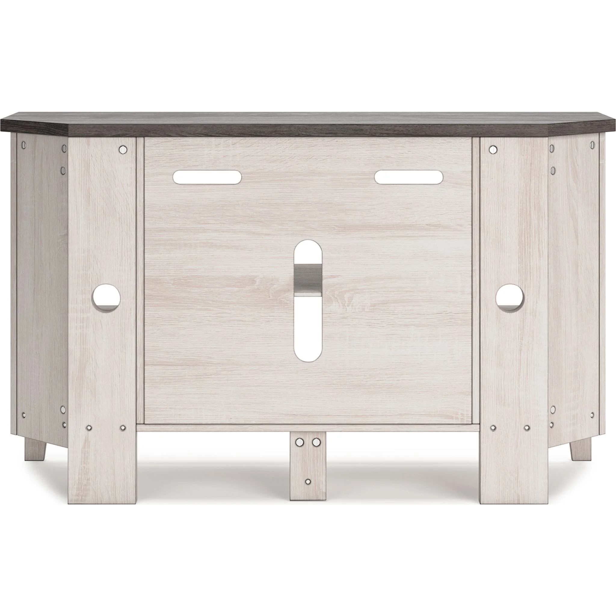 Dorrinson Corner TV Stand - Two-tone - Image 5