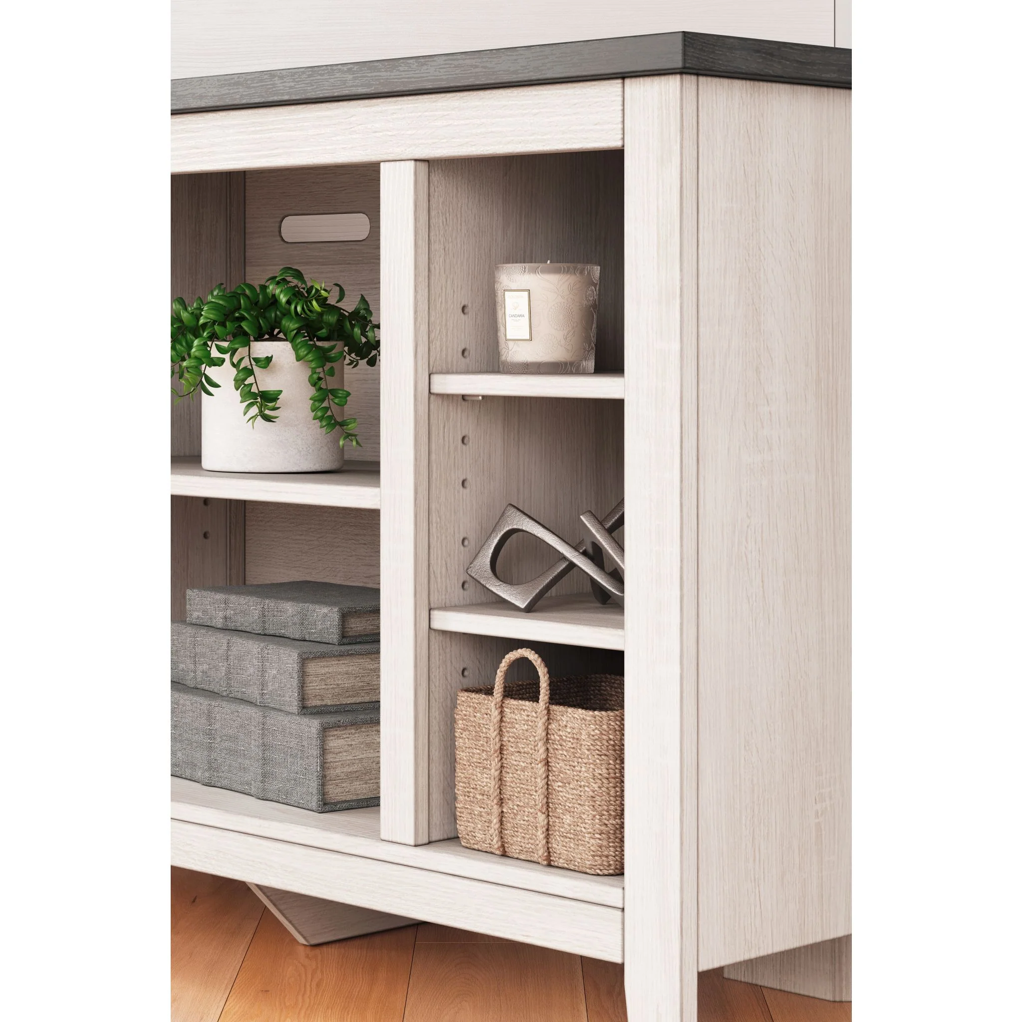 Dorrinson Corner TV Stand - Two-tone - Image 9