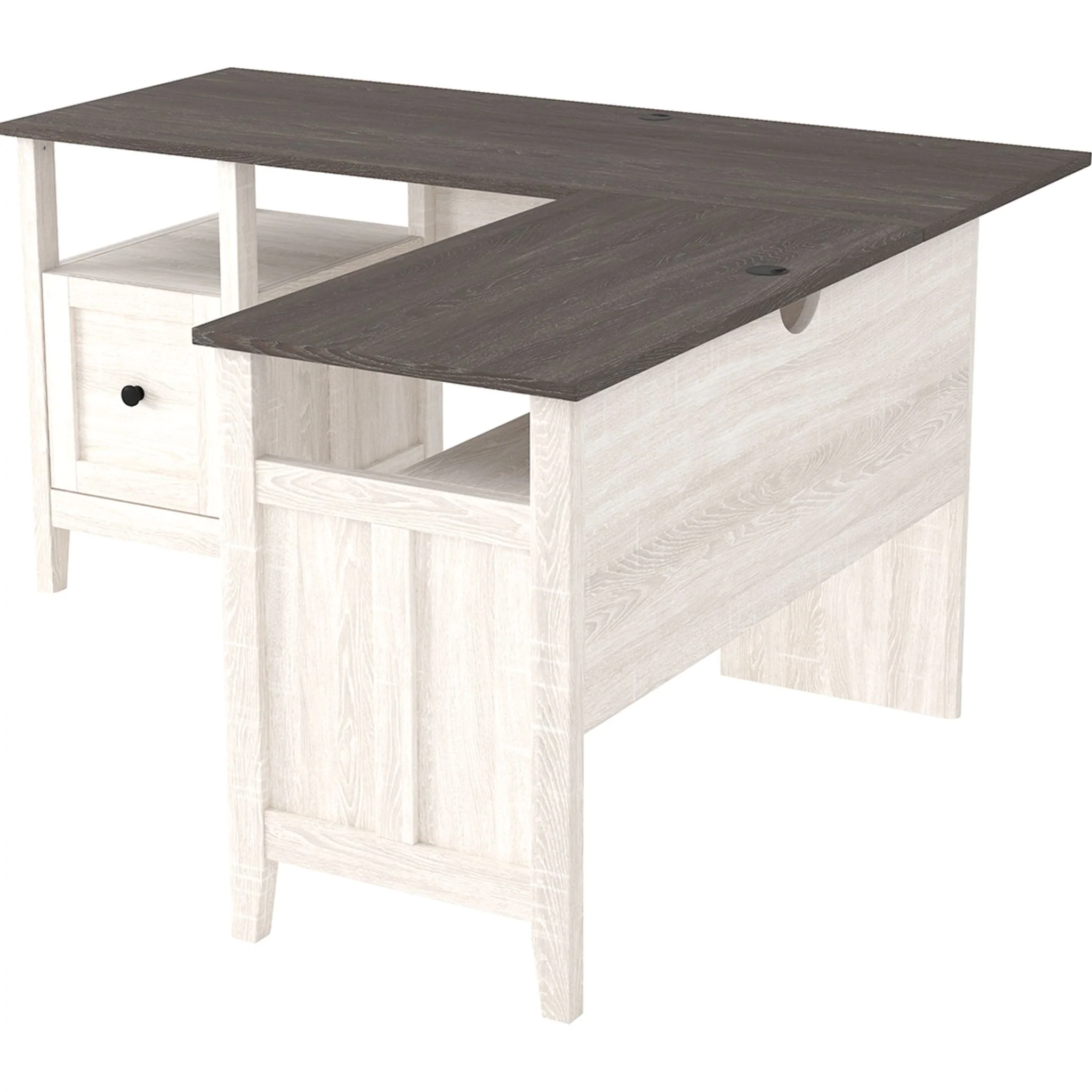 Dorrinson 2 Piece Desk - Two-tone - Image 2