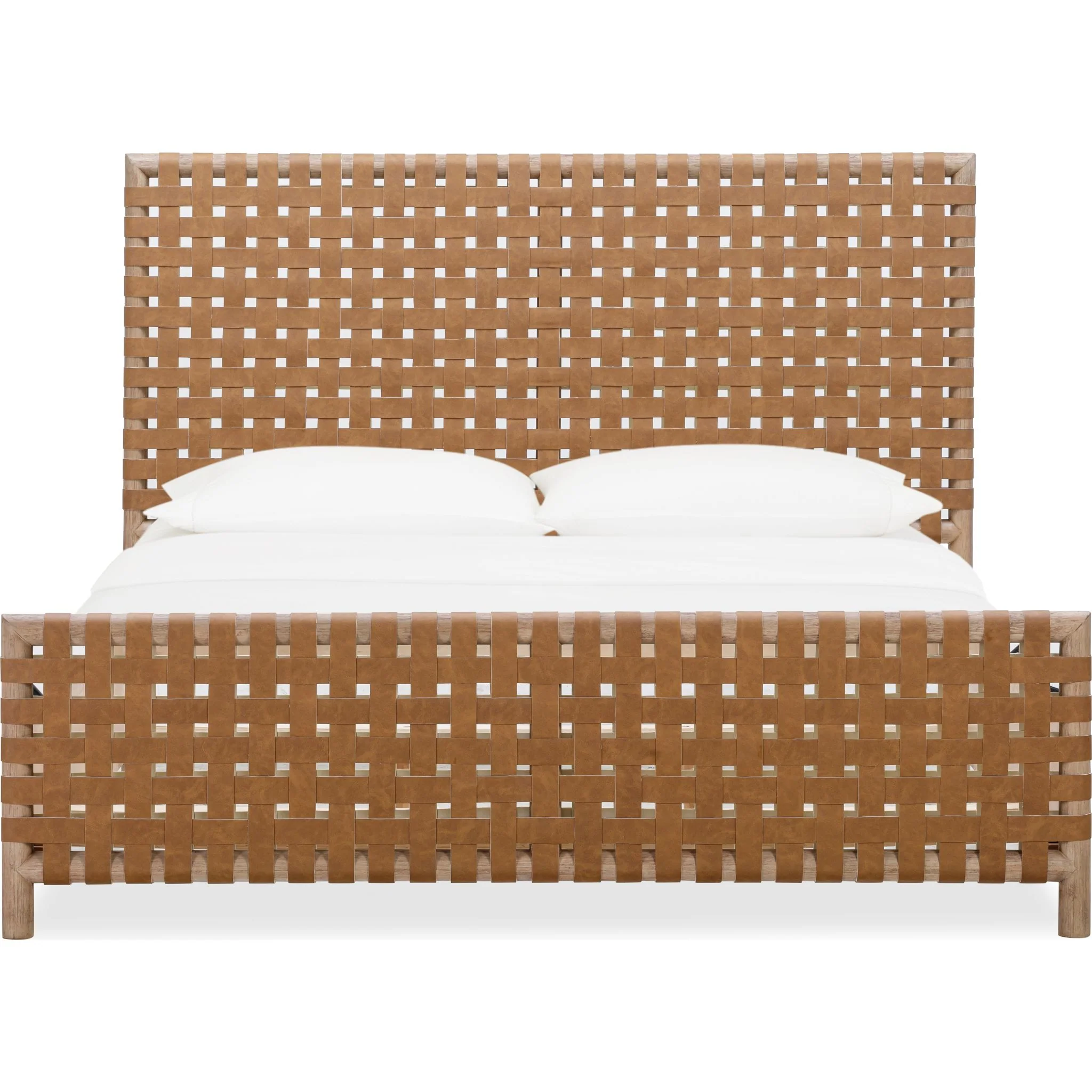 Dorsey Woven Platform Bed - Ginger/Granola - Image 3