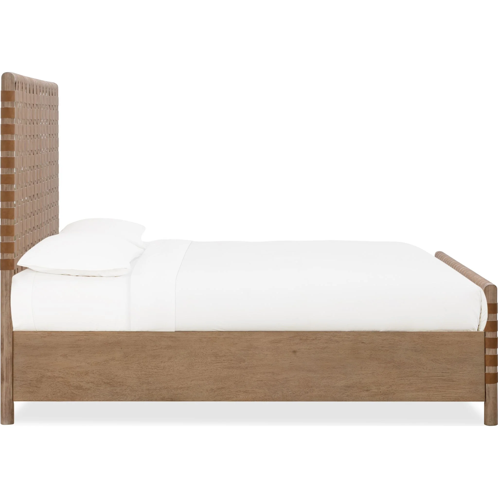 Dorsey Woven Platform Bed - Ginger/Granola - Image 4