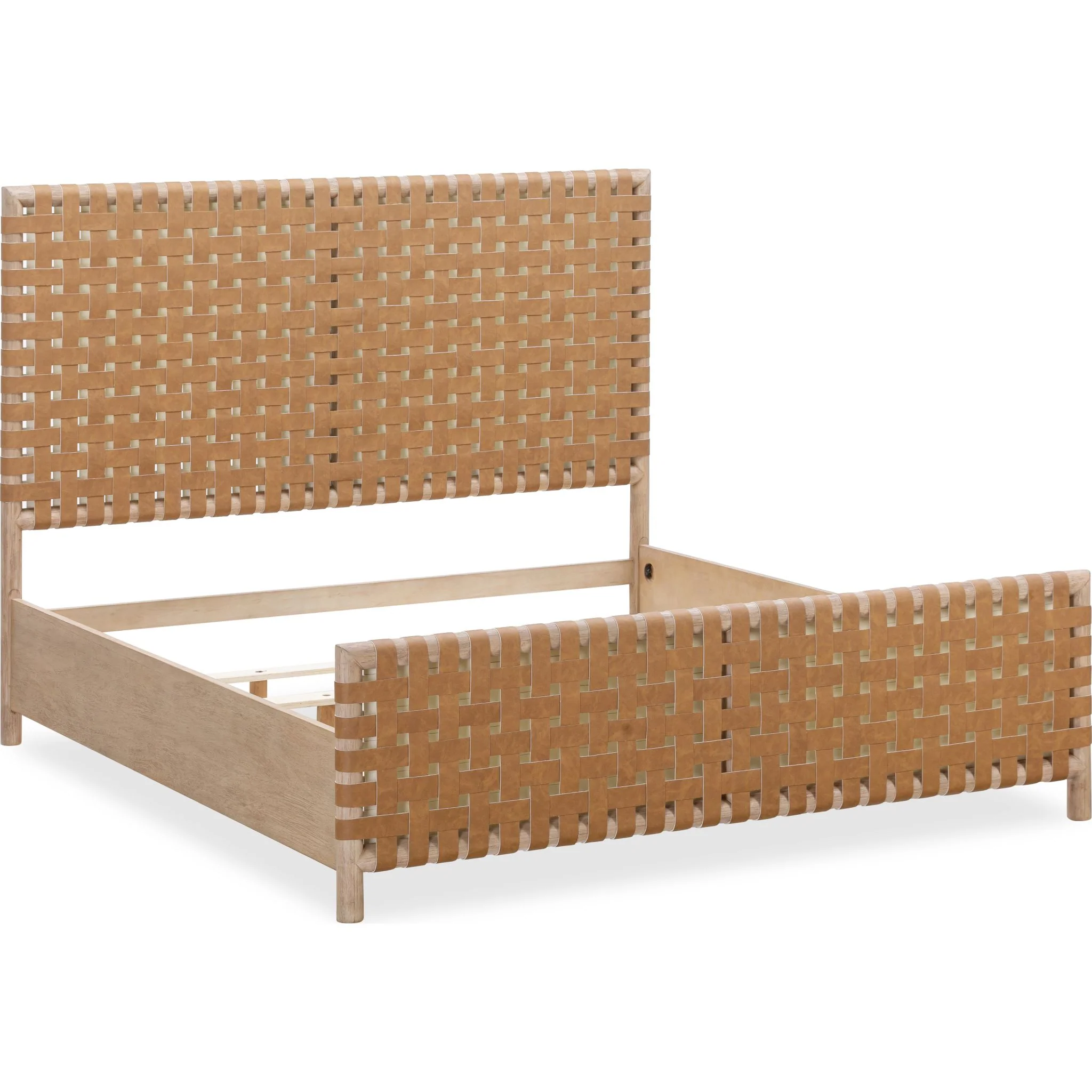 Dorsey Woven Platform Bed - Ginger/Granola - Image 5