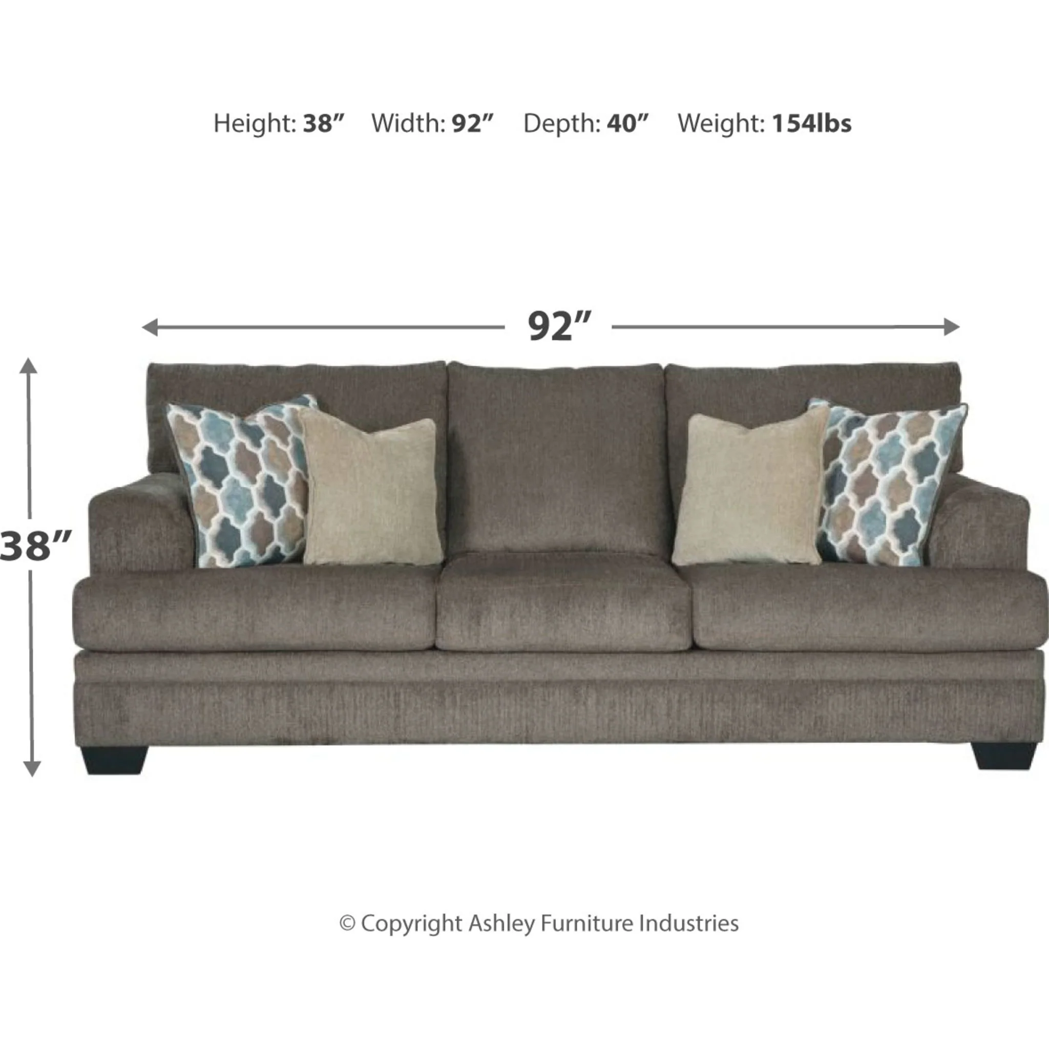 Dorsten Sofa - Slate - Image 5