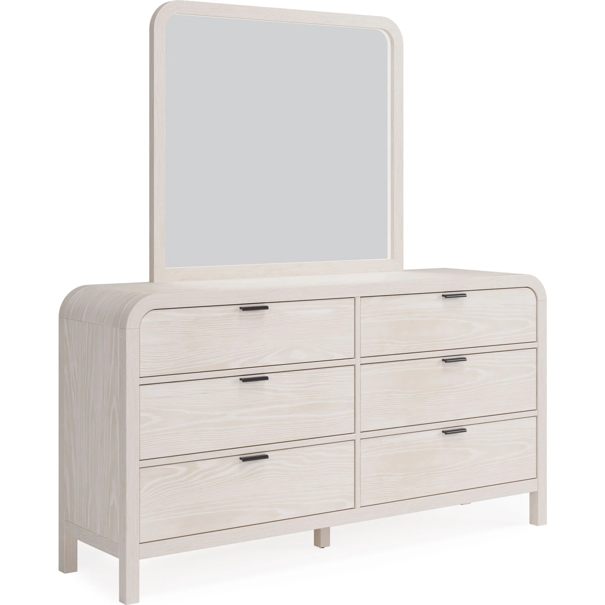 Drake Dresser and Mirror - Sugar
