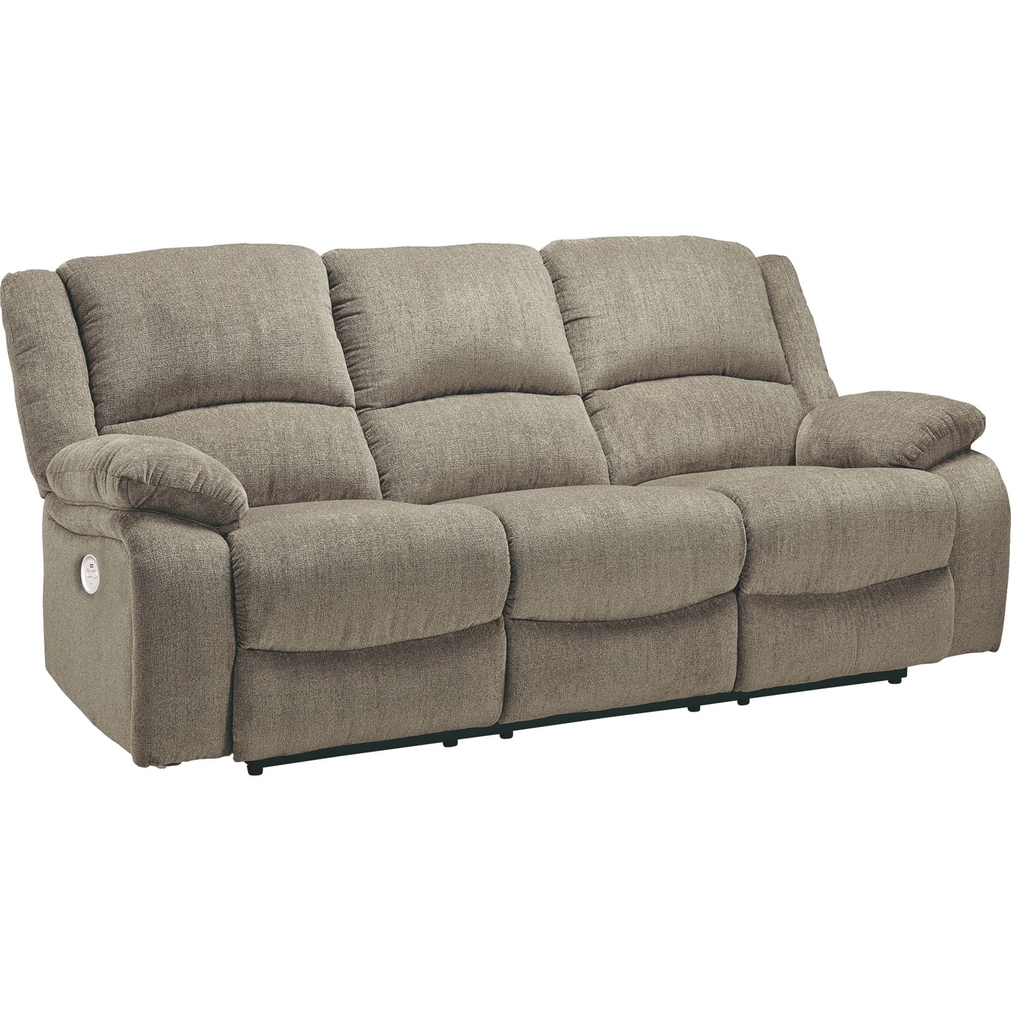 Draycoll Power Reclining Sofa - Pewter - Image 5