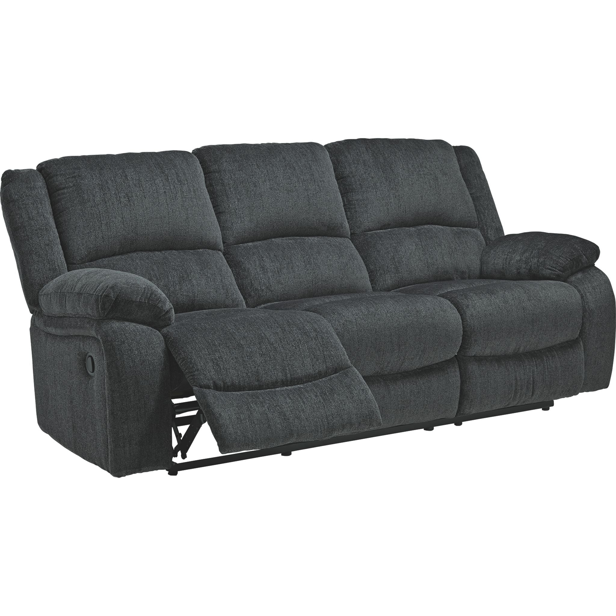 Draycoll Reclining Sofa - Slate - Image 5