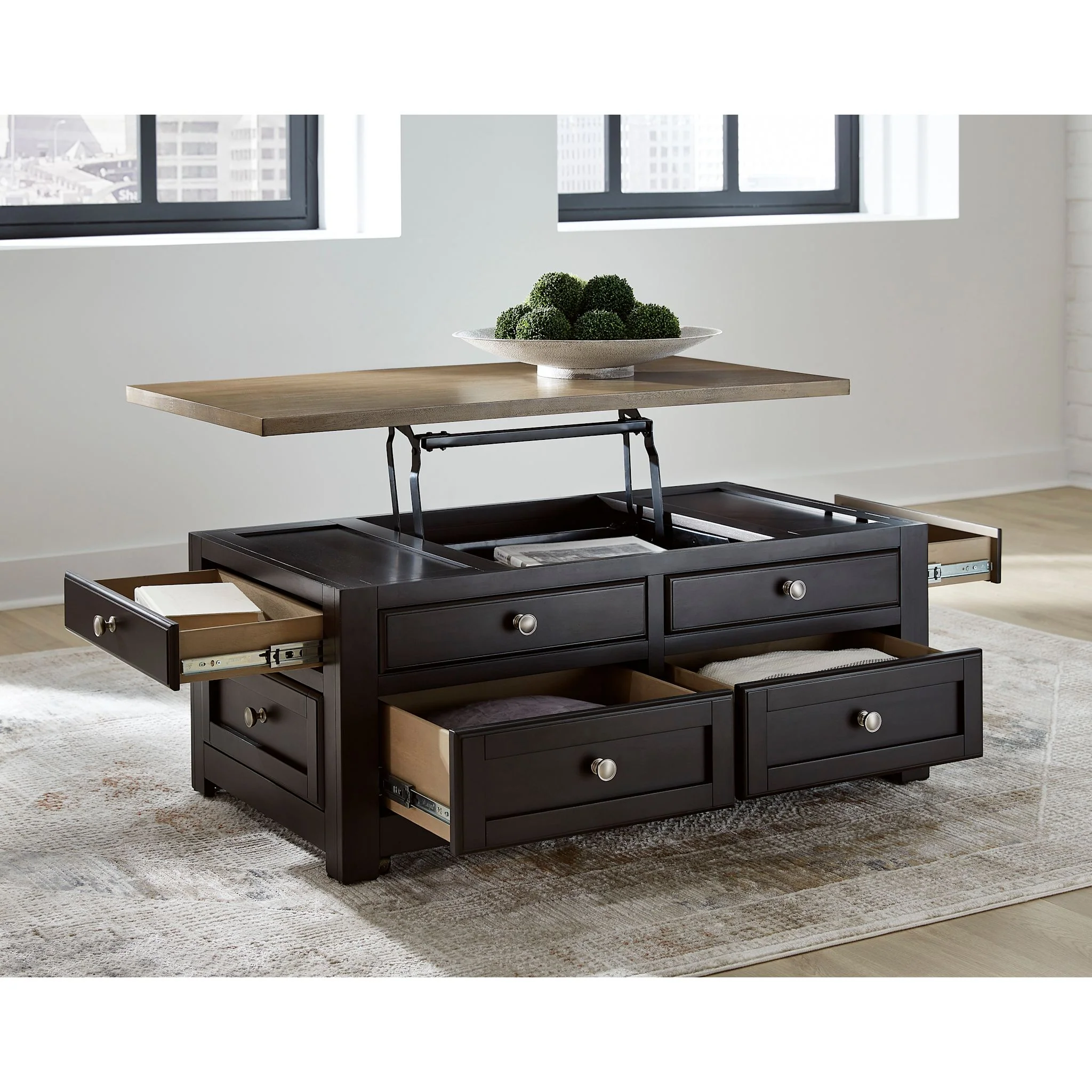 Drazmine Coffee Table - Brown - Image 4