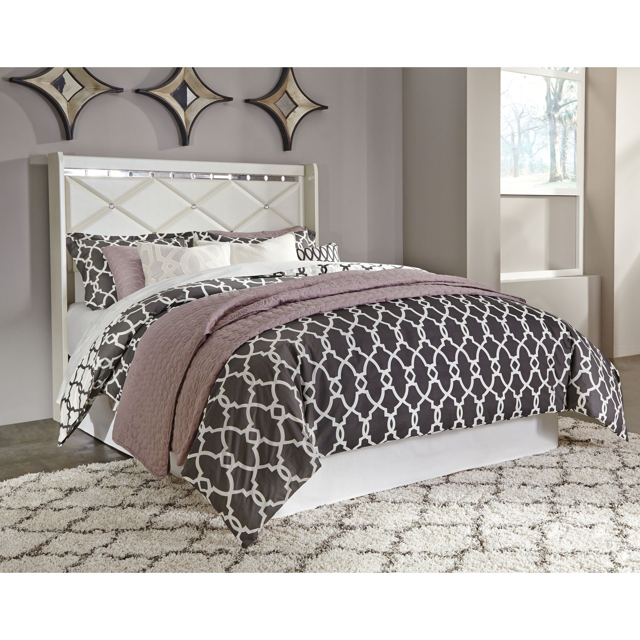 Dreamur Queen Panel Headboard - Champagne - Image 2