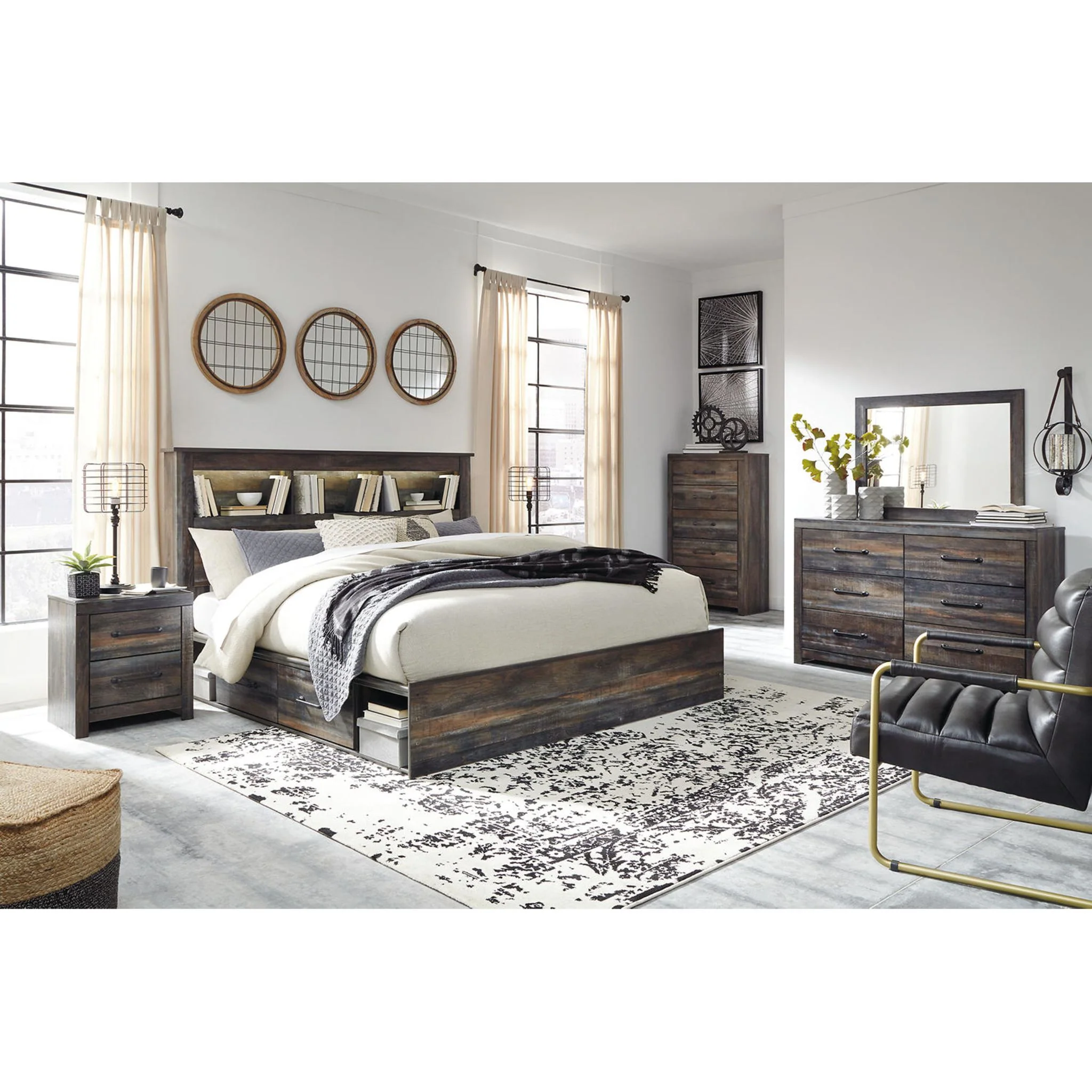 Drystan 5 Piece King Storage Bedroom - Multi - Image 6
