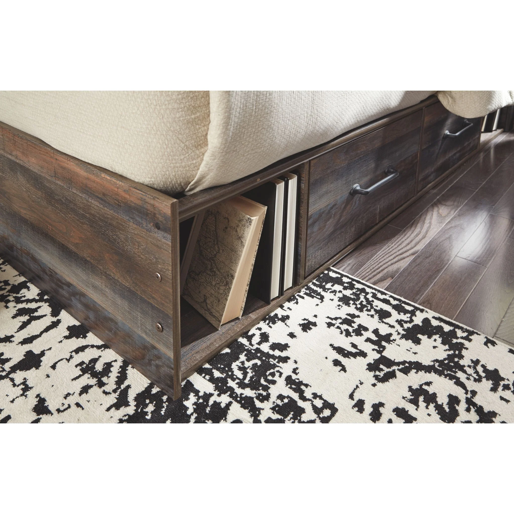 Drystan 5 Piece Queen Storage Bedroom - Multi - Image 6