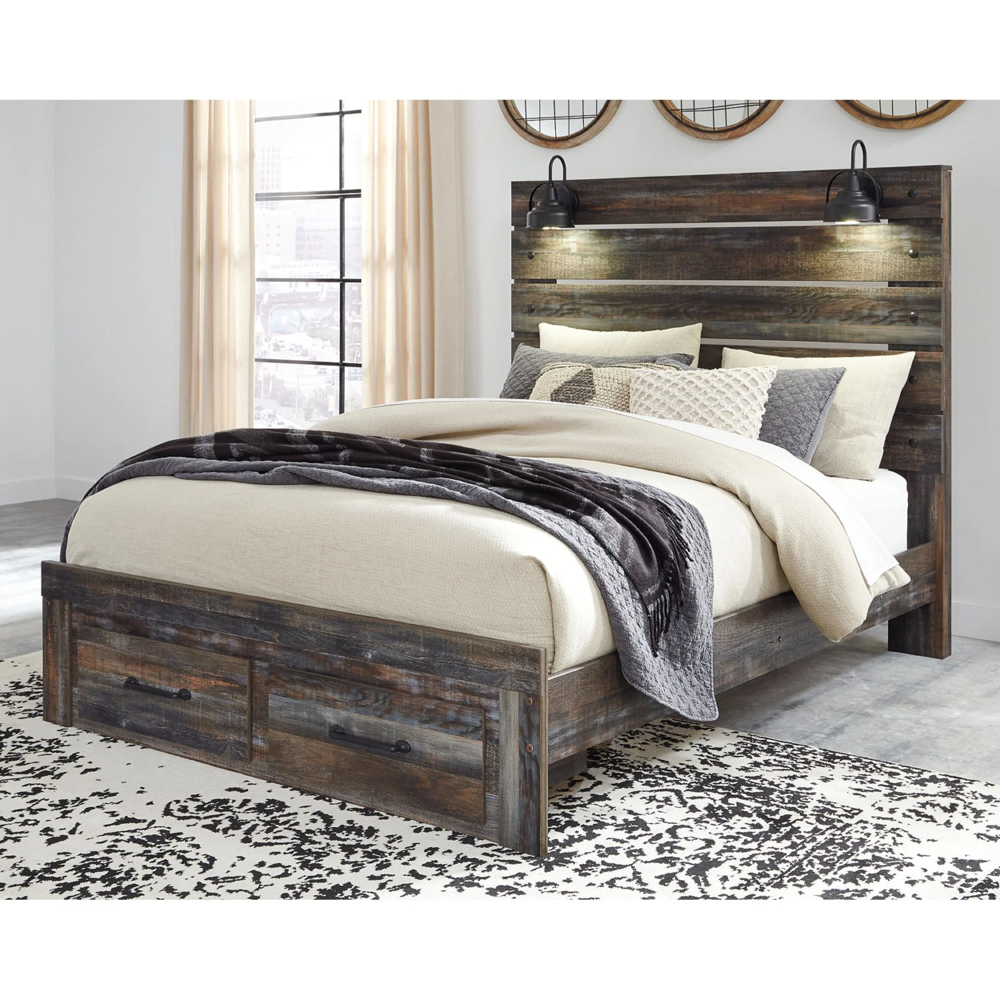 Drystan 5 Piece Queen Storage Bedroom - Multi - Image 10