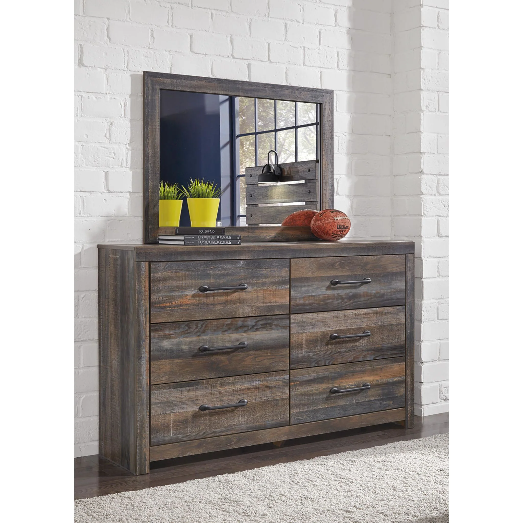 Drystan 5 Piece Queen Storage Bedroom - Multi - Image 9