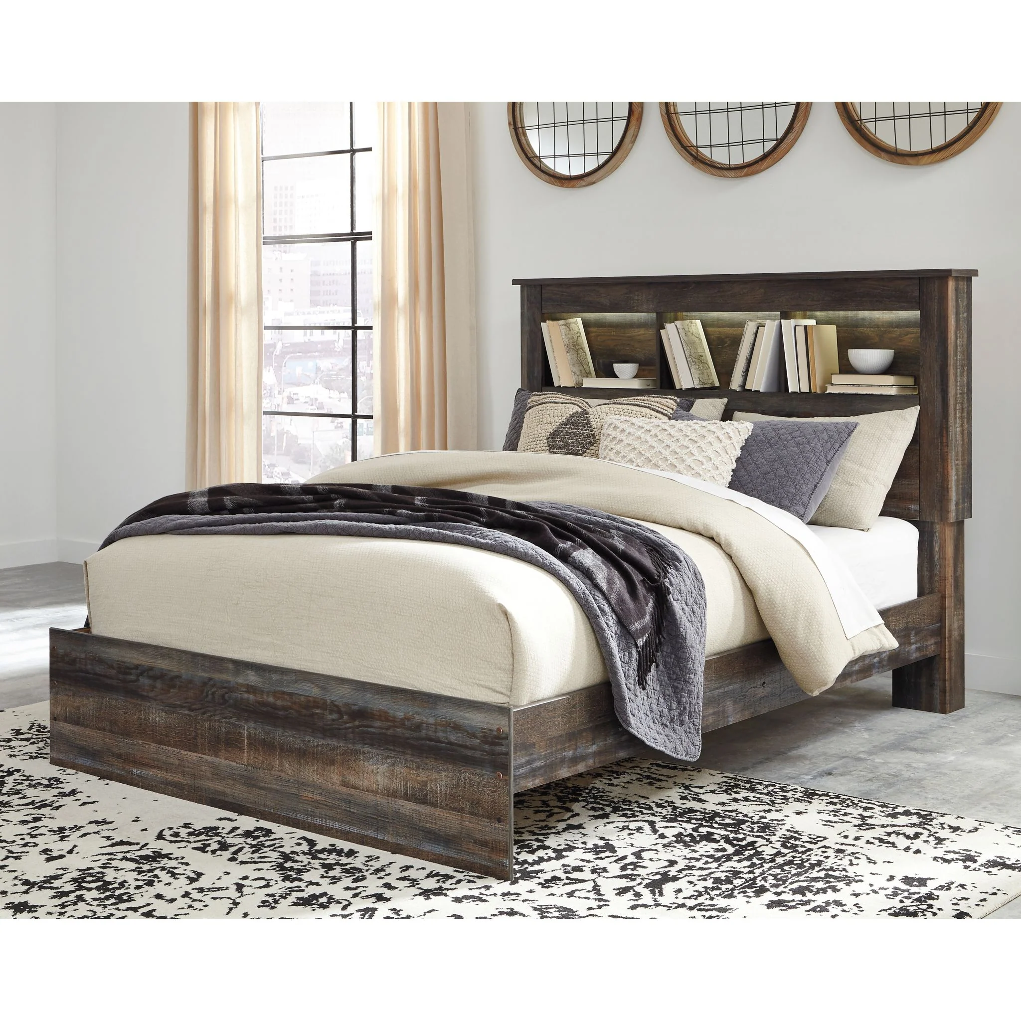 Drystan Bookcase Bed - Multi - Image 2