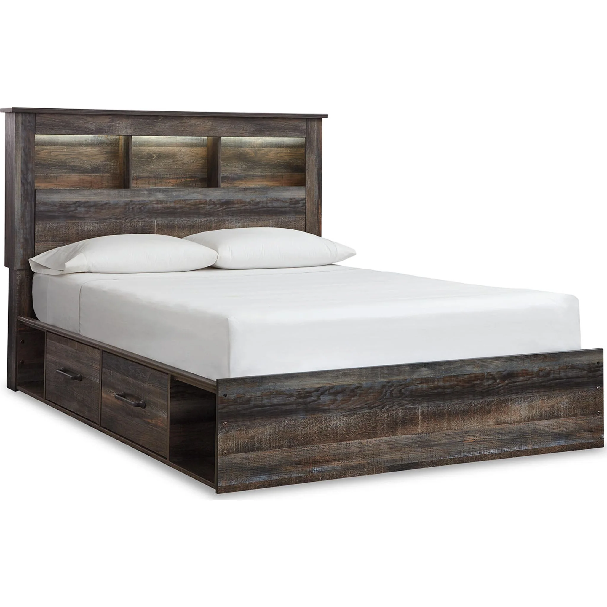 Drystan Bookcase Bed with 4 Drawer Storage - Multi - Image 8