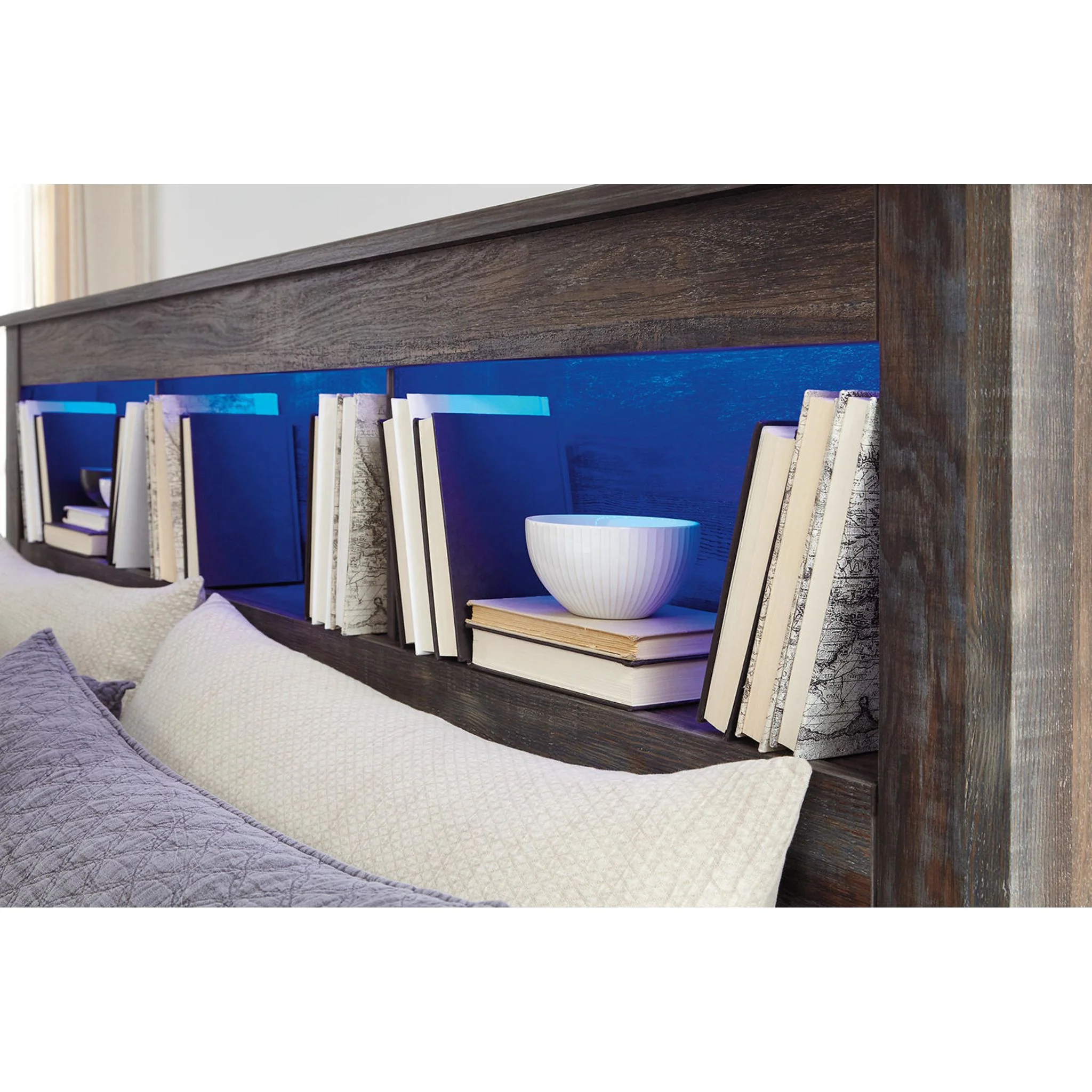 Drystan Bookcase Headboard - Multi - Image 7