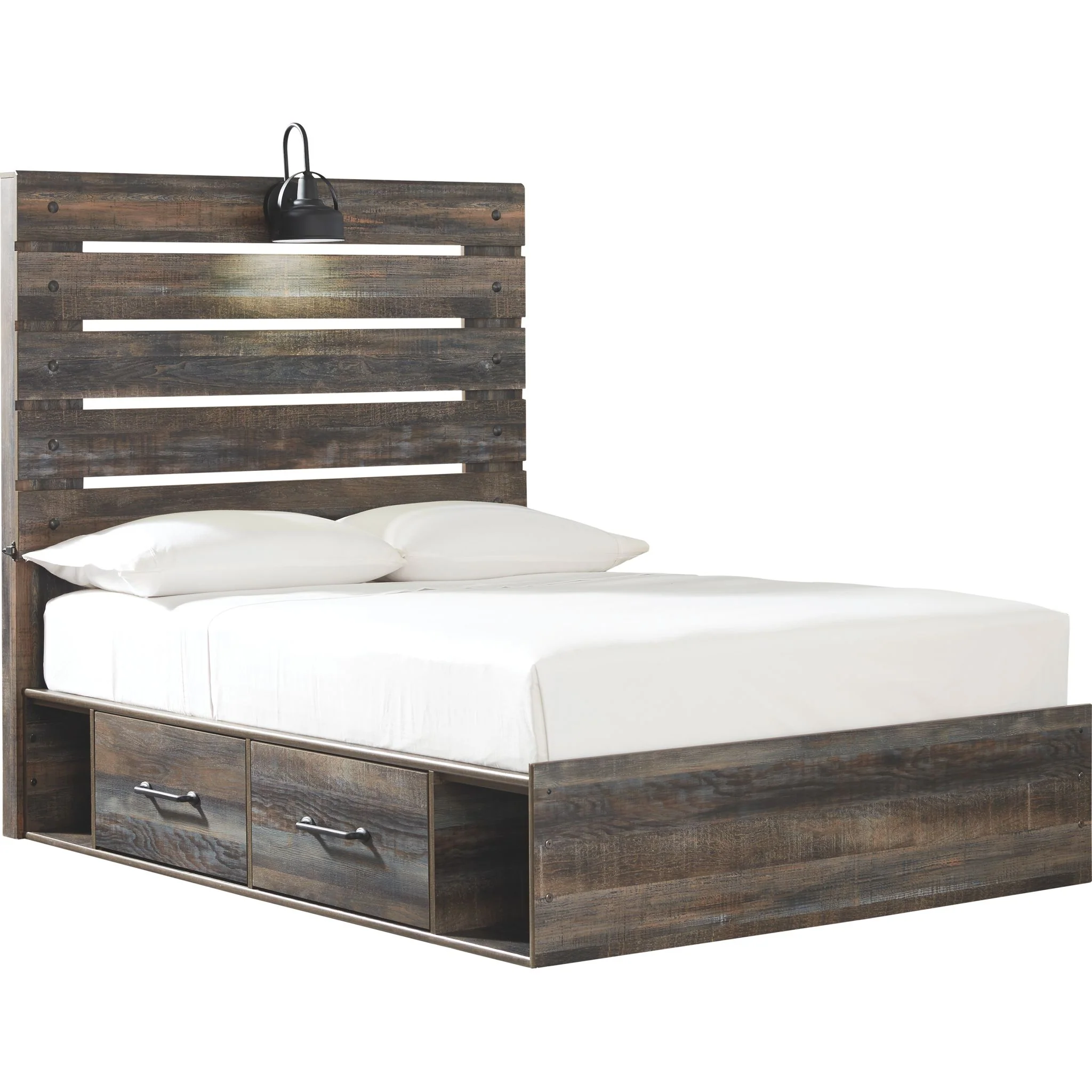 Drystan Panel Bed with 2 Drawer Storage - Multi - Image 30
