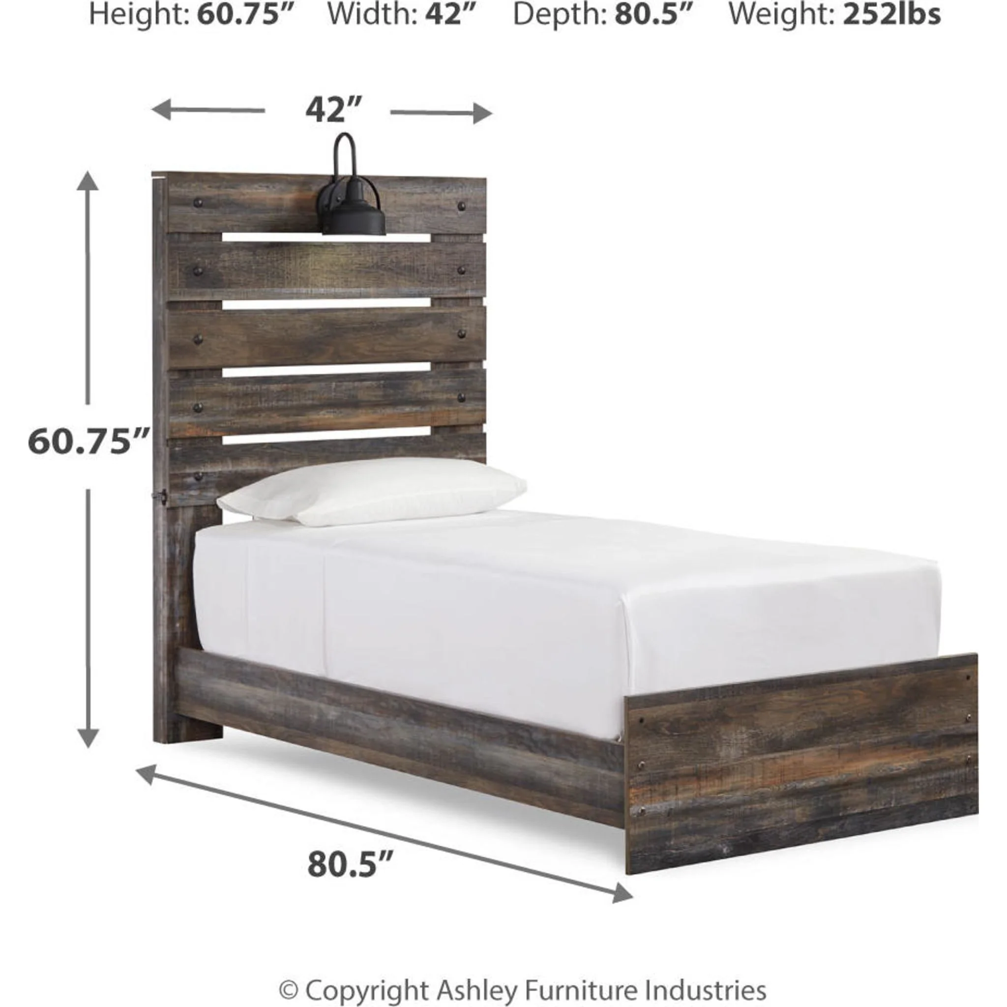 Drystan Panel Bed with 4 Drawer Storage - Multi - Image 25