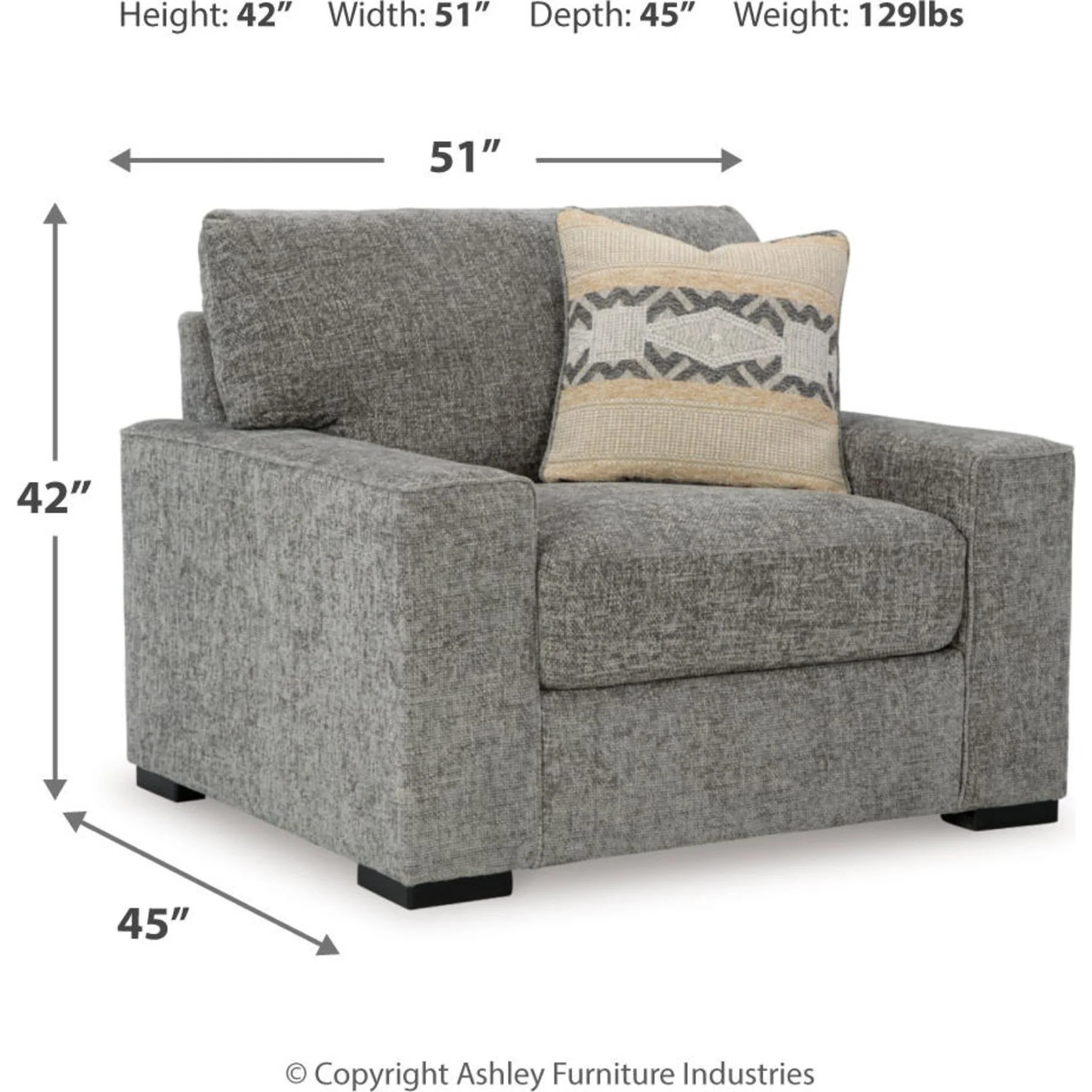 Dunmor Chair - Graphite - Image 8
