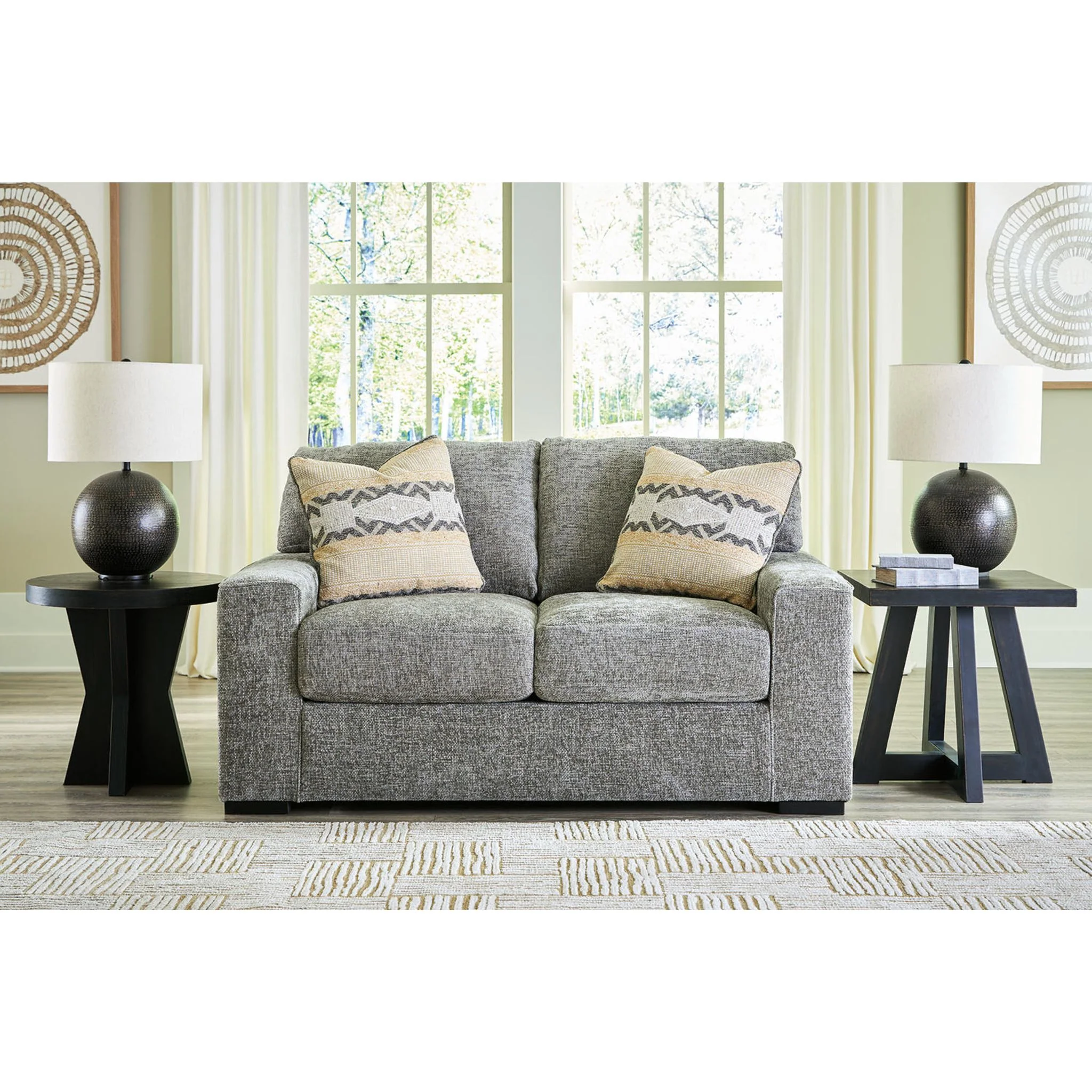Dunmor Loveseat - Graphite - Image 2