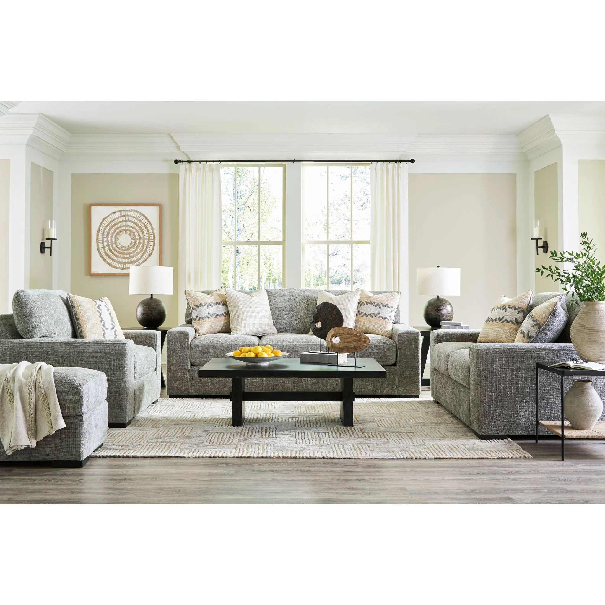 Dunmor Loveseat - Graphite - Image 8