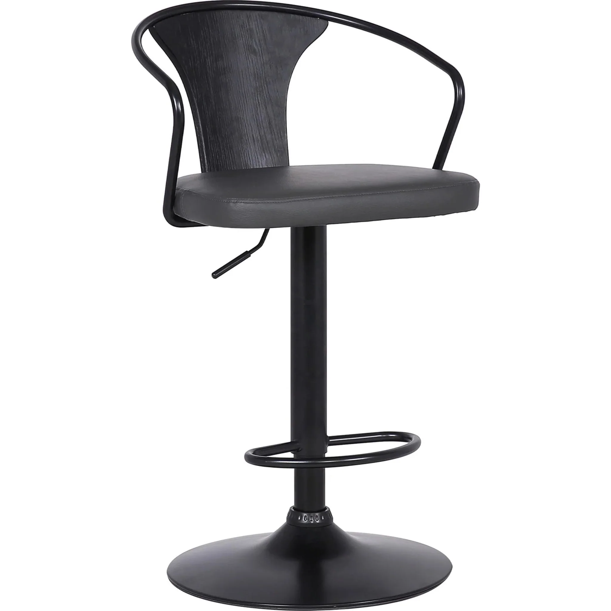 Eagle Adjustable Height Stool - Black - (LCEASWBABLBL)