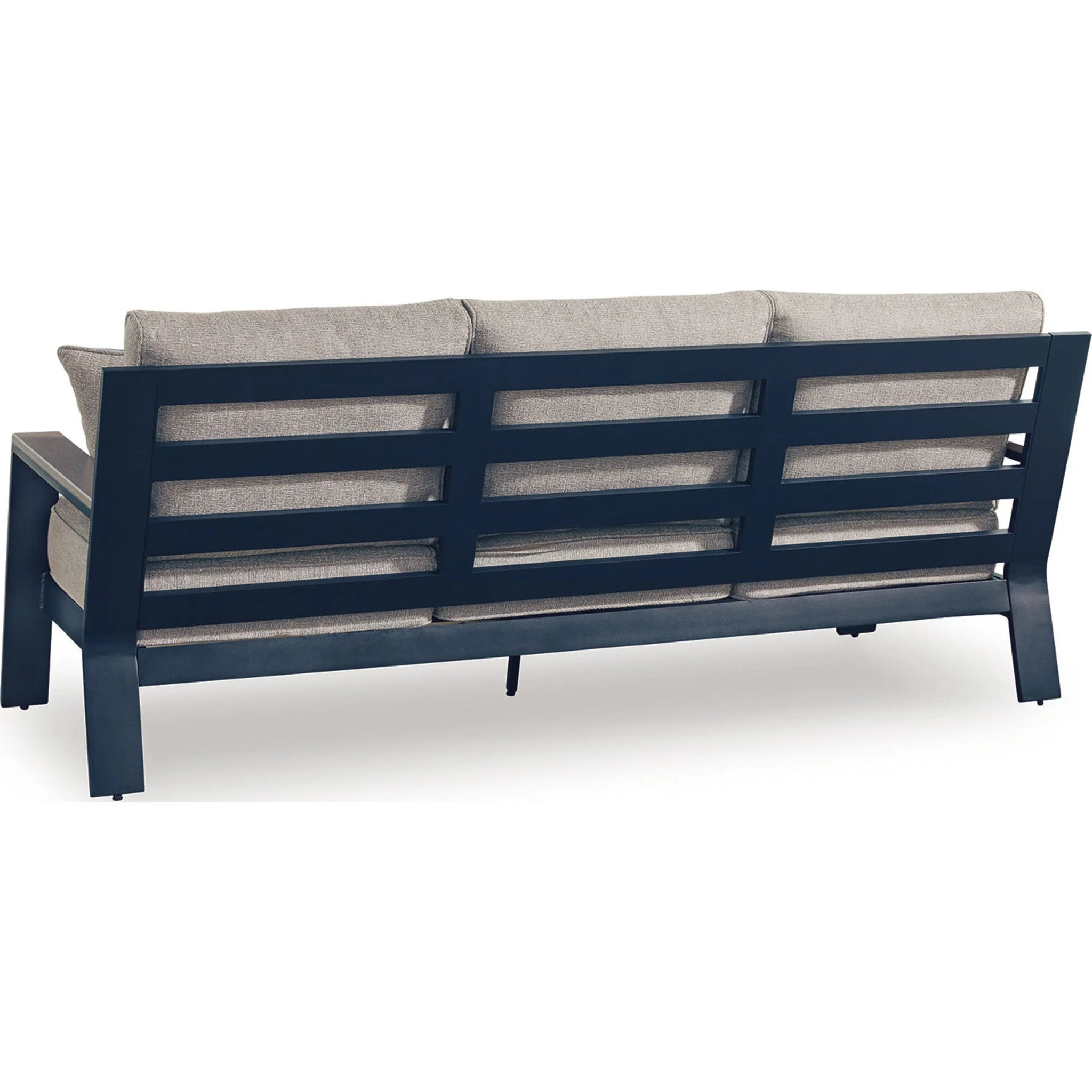 East Beach 3 Piece Outdoor Seating - Navy Blue/Driftwood - Image 7