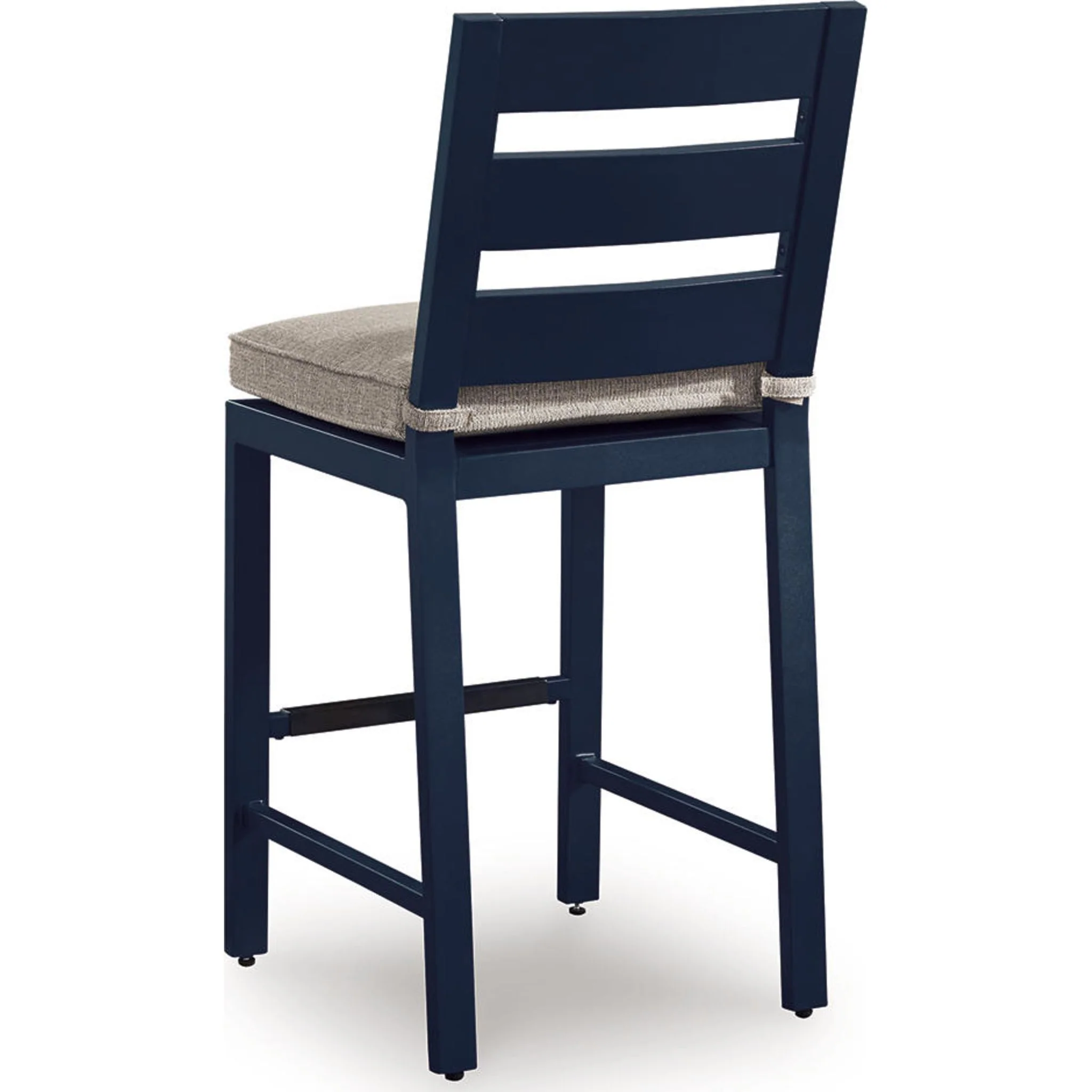 East Beach 5 Piece Outdoor Bar Set - Navy Blue/Driftwood - Image 5