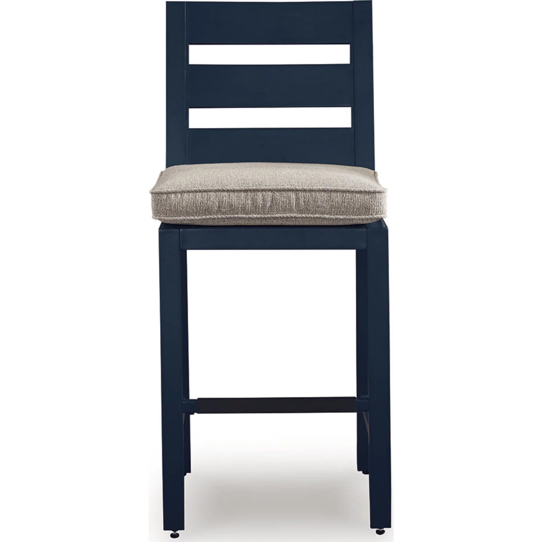 East Beach 5 Piece Outdoor Bar Set - Navy Blue/Driftwood - Image 6