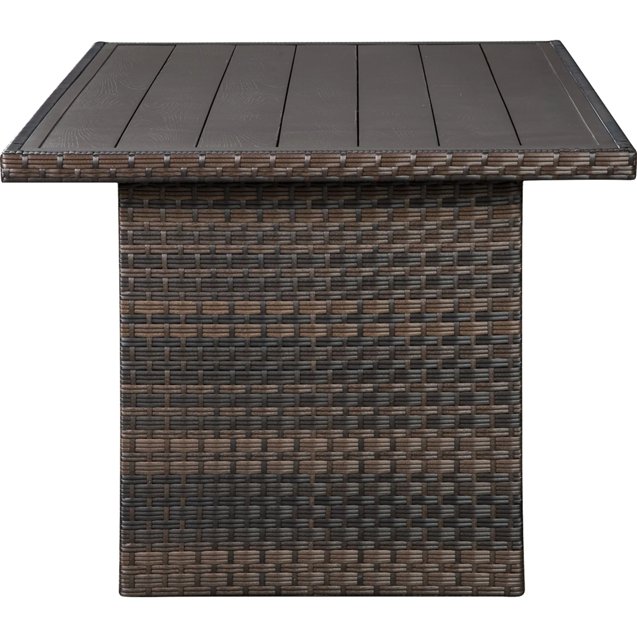 Easy Isle Outdoor Multi-Use Table - Dark Brown/Beige - Image 3