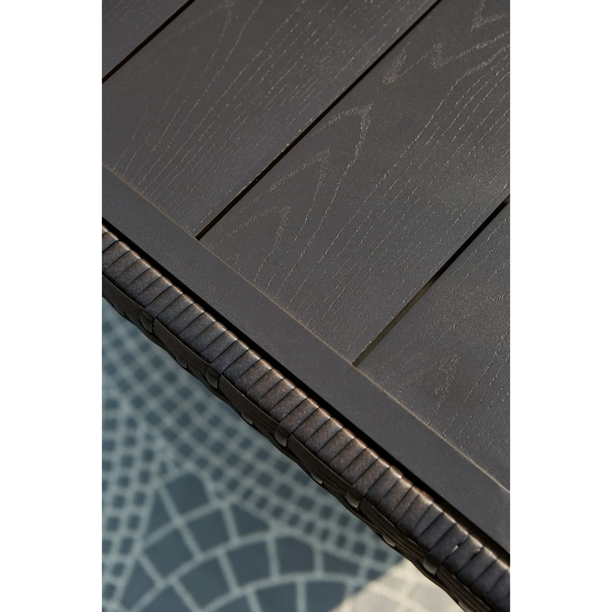 Easy Isle Outdoor Multi-Use Table - Dark Brown/Beige - Image 6