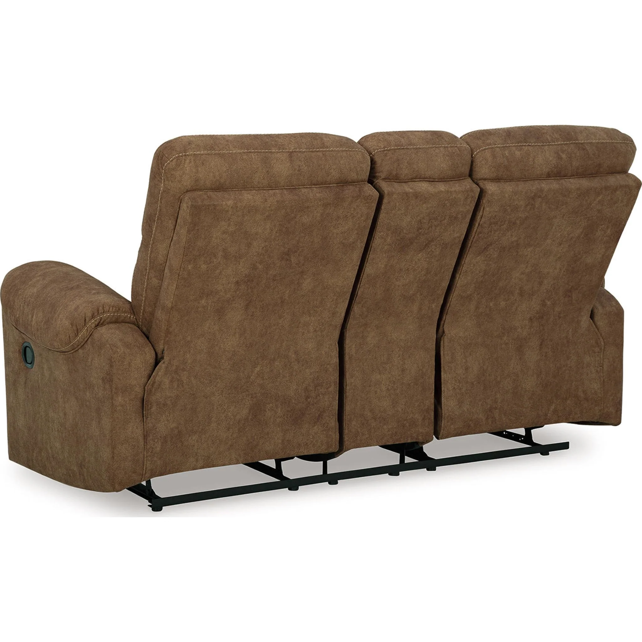 Edenwold Reclining Loveseat with Console - Brindle - Image 4