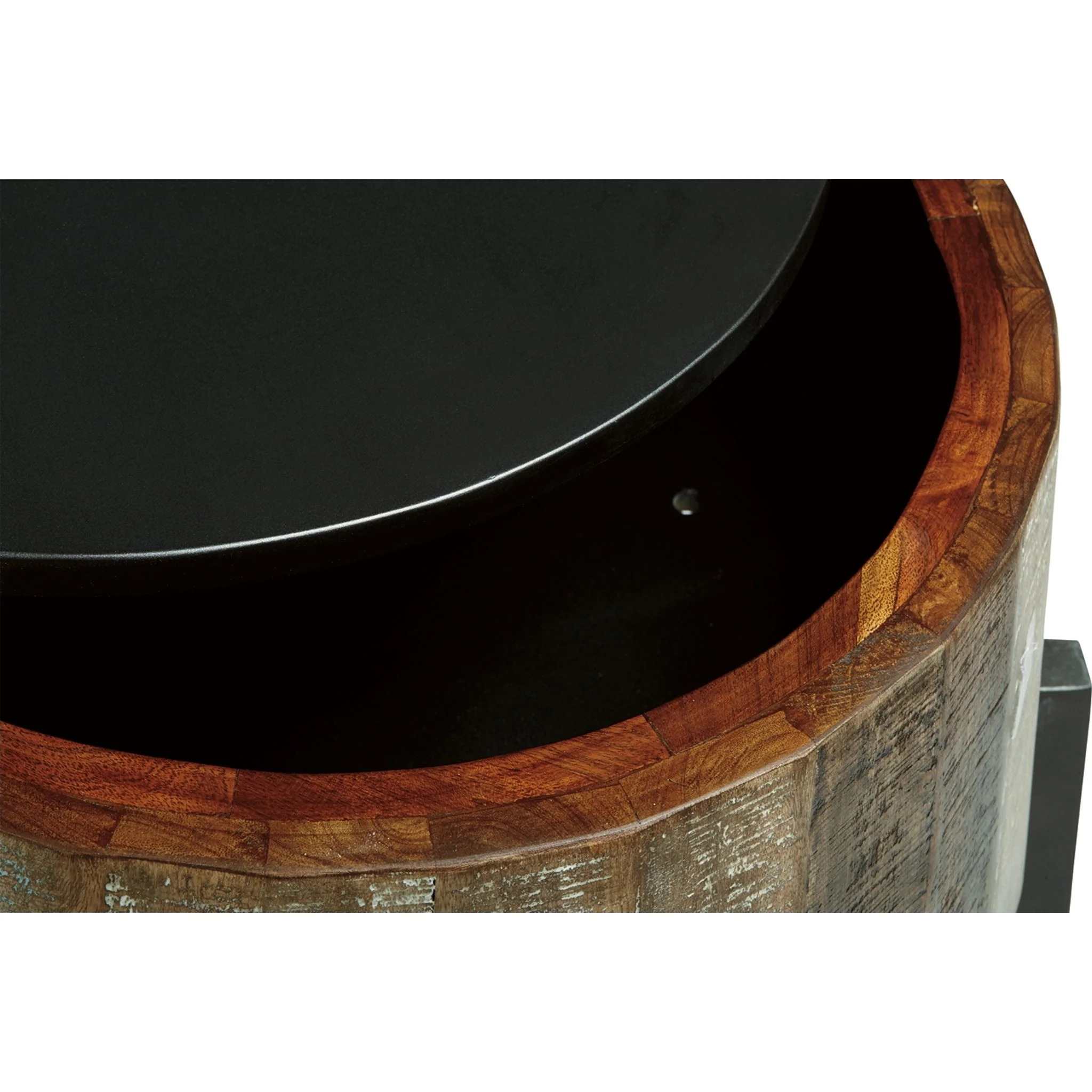 Edgewood End Table - Gray/Brown - Image 4