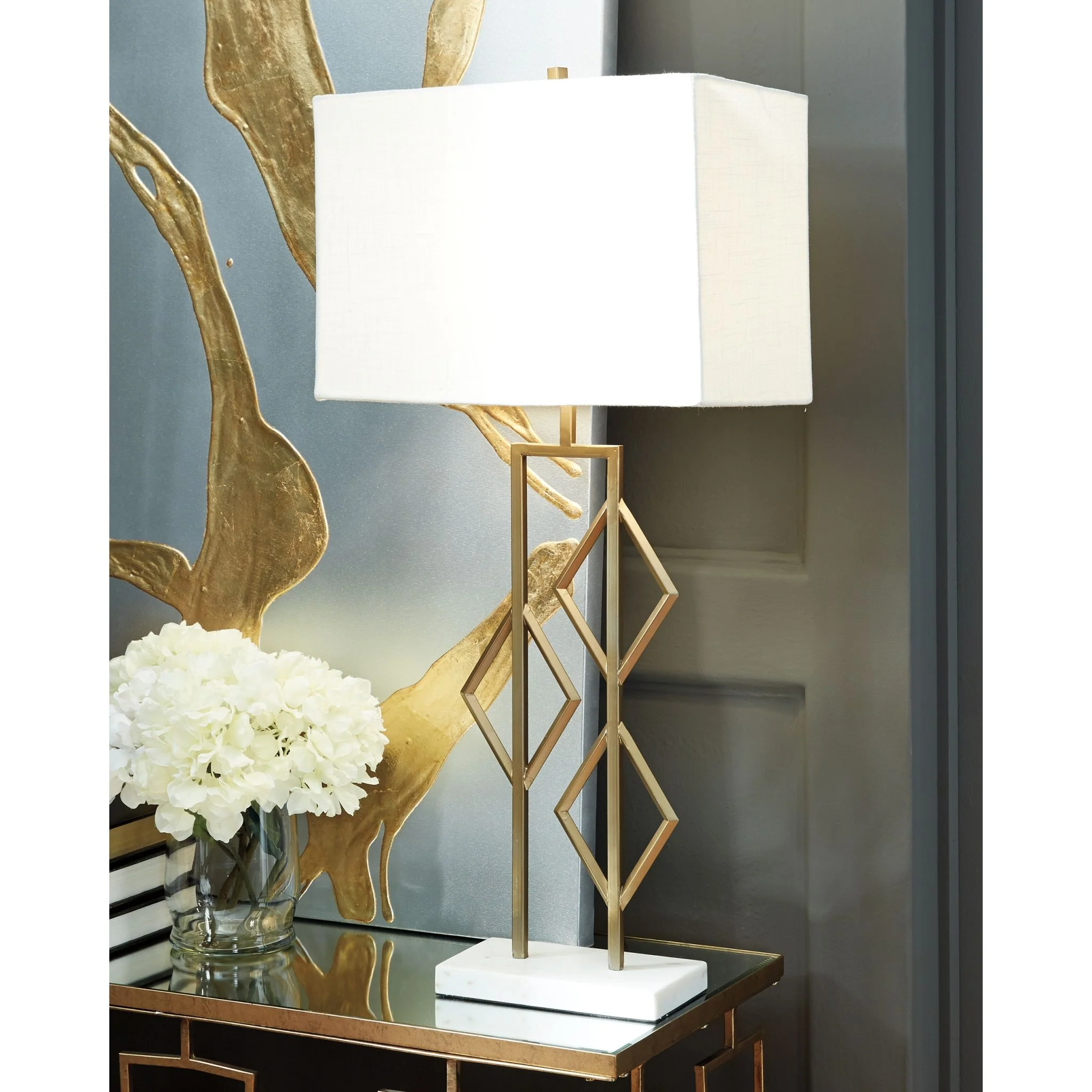 Edsel Table Lamp 35.00" - Image 3