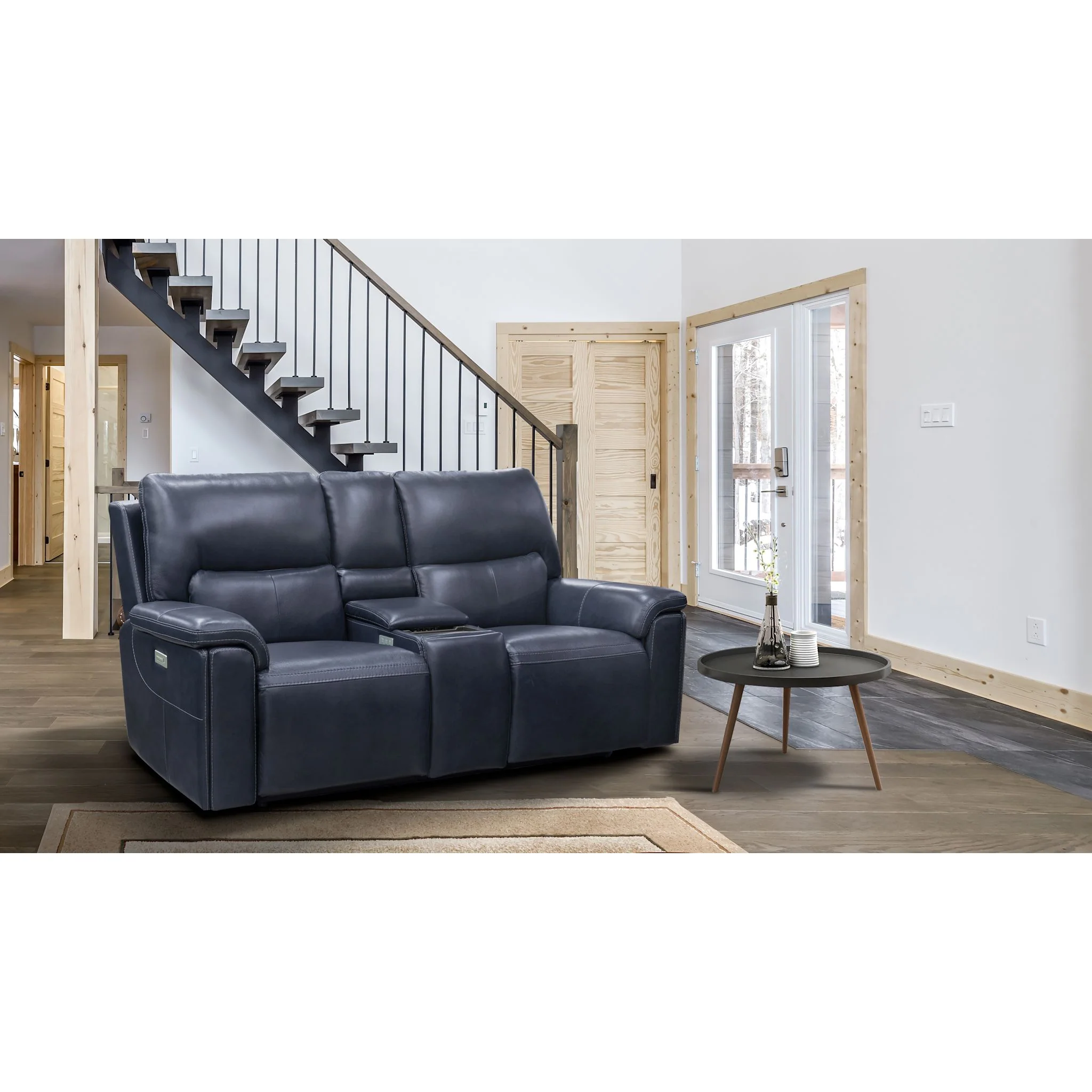 Edward Power Reclining Loveseat with Immersive Audio - Sorrento Ocean - Image 9