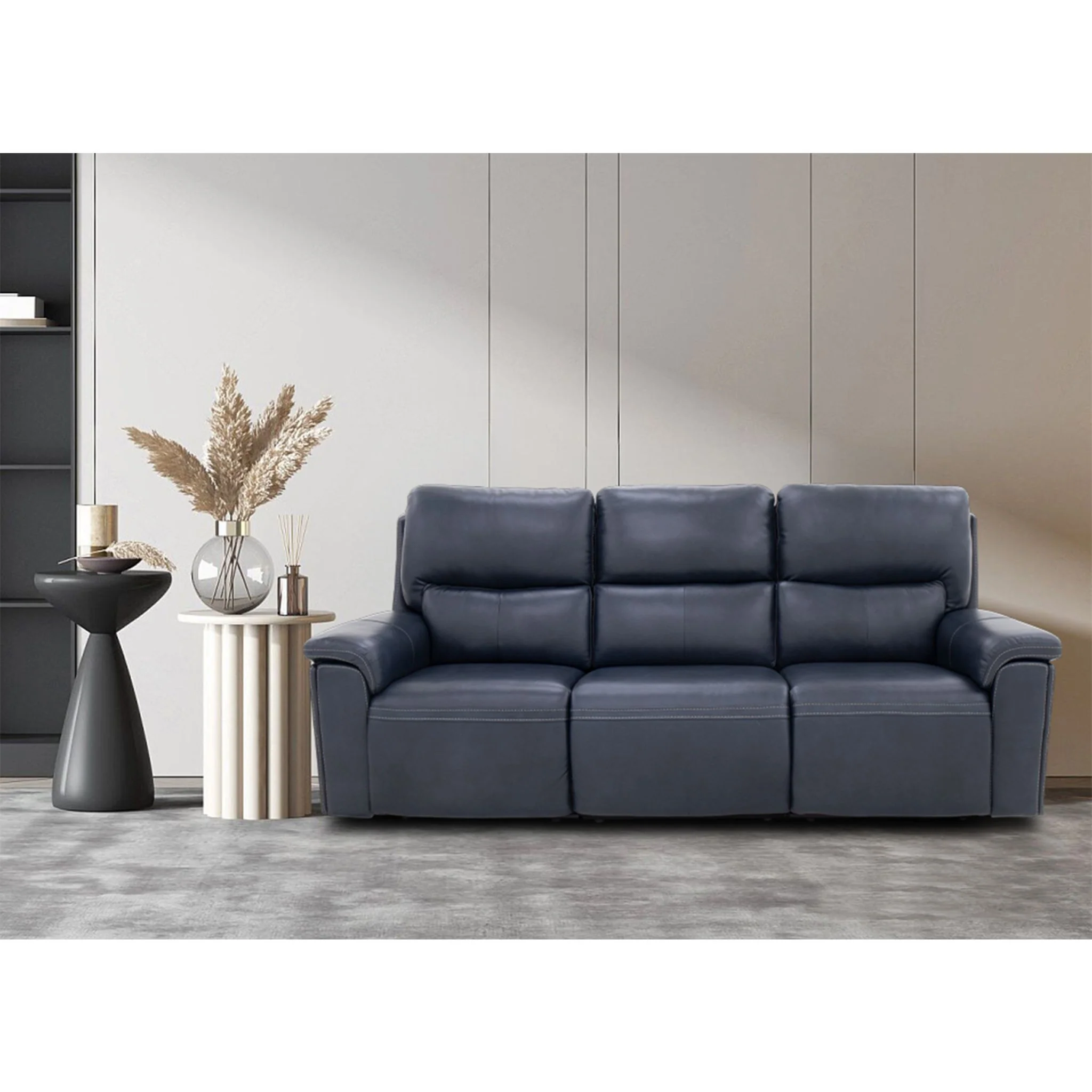 Edward Power Reclining Sofa with Immersive Audio - Sorrento Ocean - Image 8