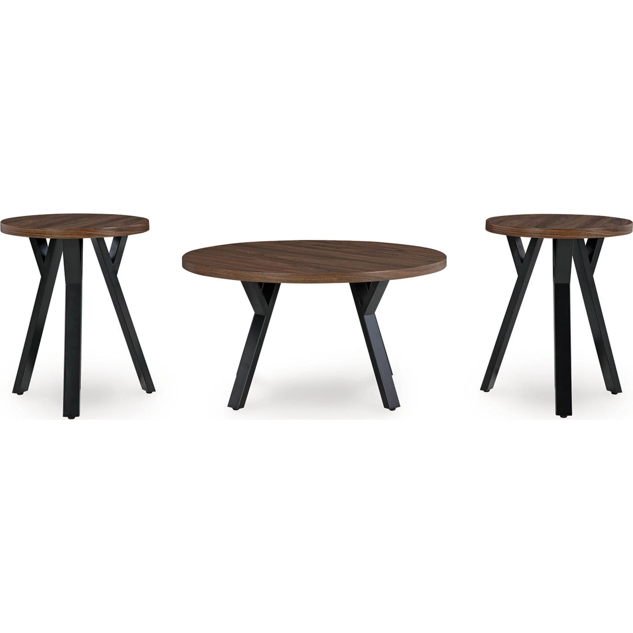 Elbrynn 3 Pack Tables - Brown/Black - Image 5