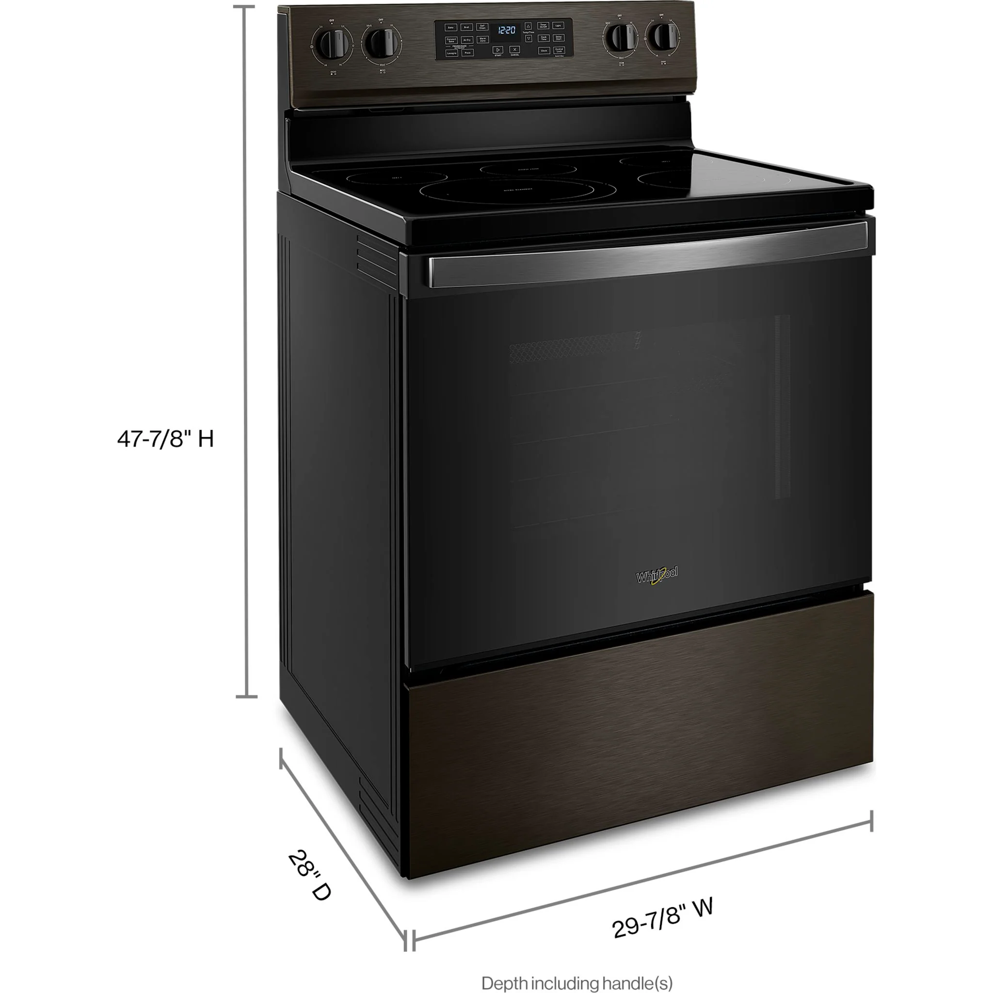 Whirlpool 5.3 cu. ft. Electric 5-in-1 Air Fry Oven (YWFE550S0LV) - Image 7