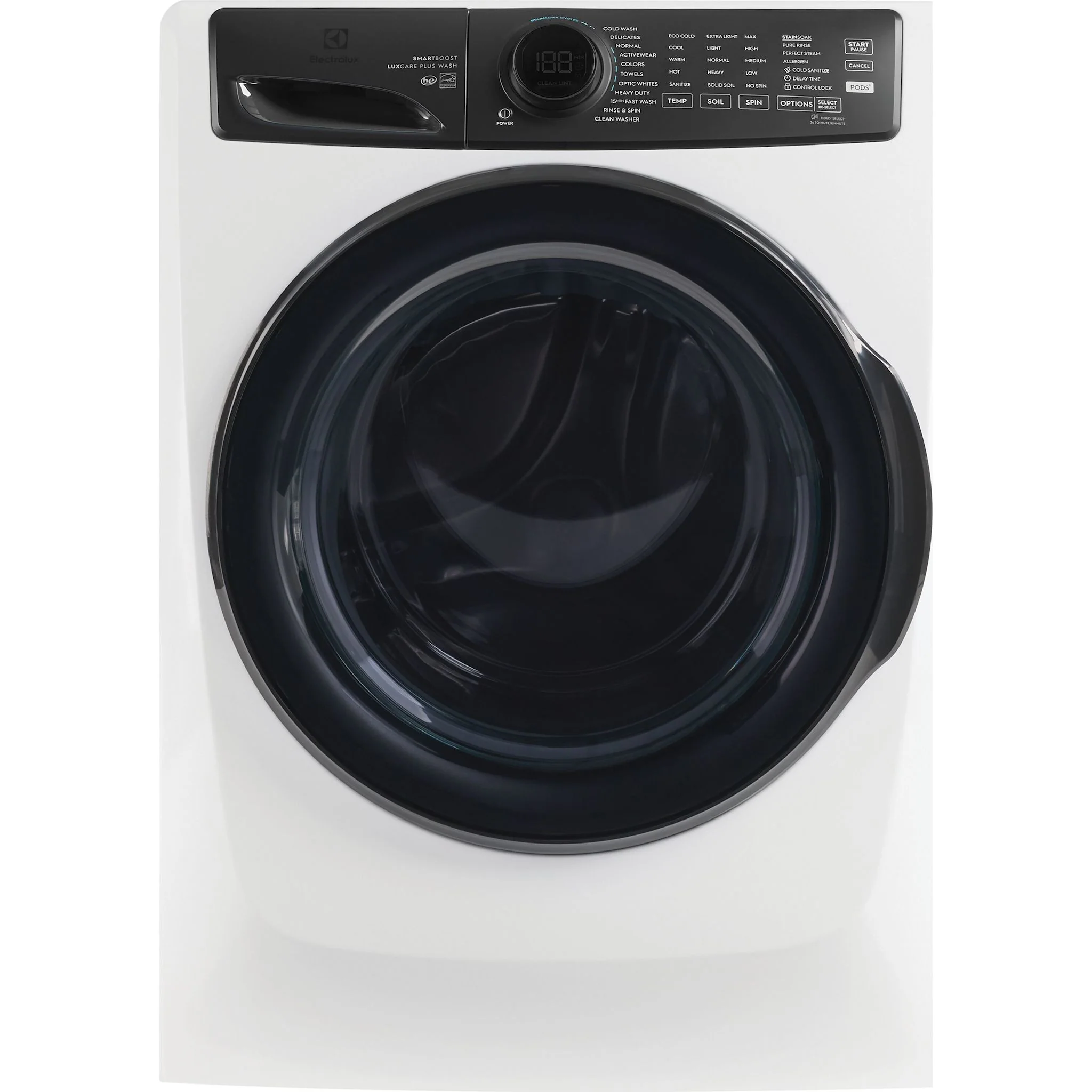 Electrolux Front Load Perfect Steam™ Washer with LuxCare® Plus Wash and SmartBoost® - 5.2 Cu. Ft. -Matte White (ELFW7738MW)