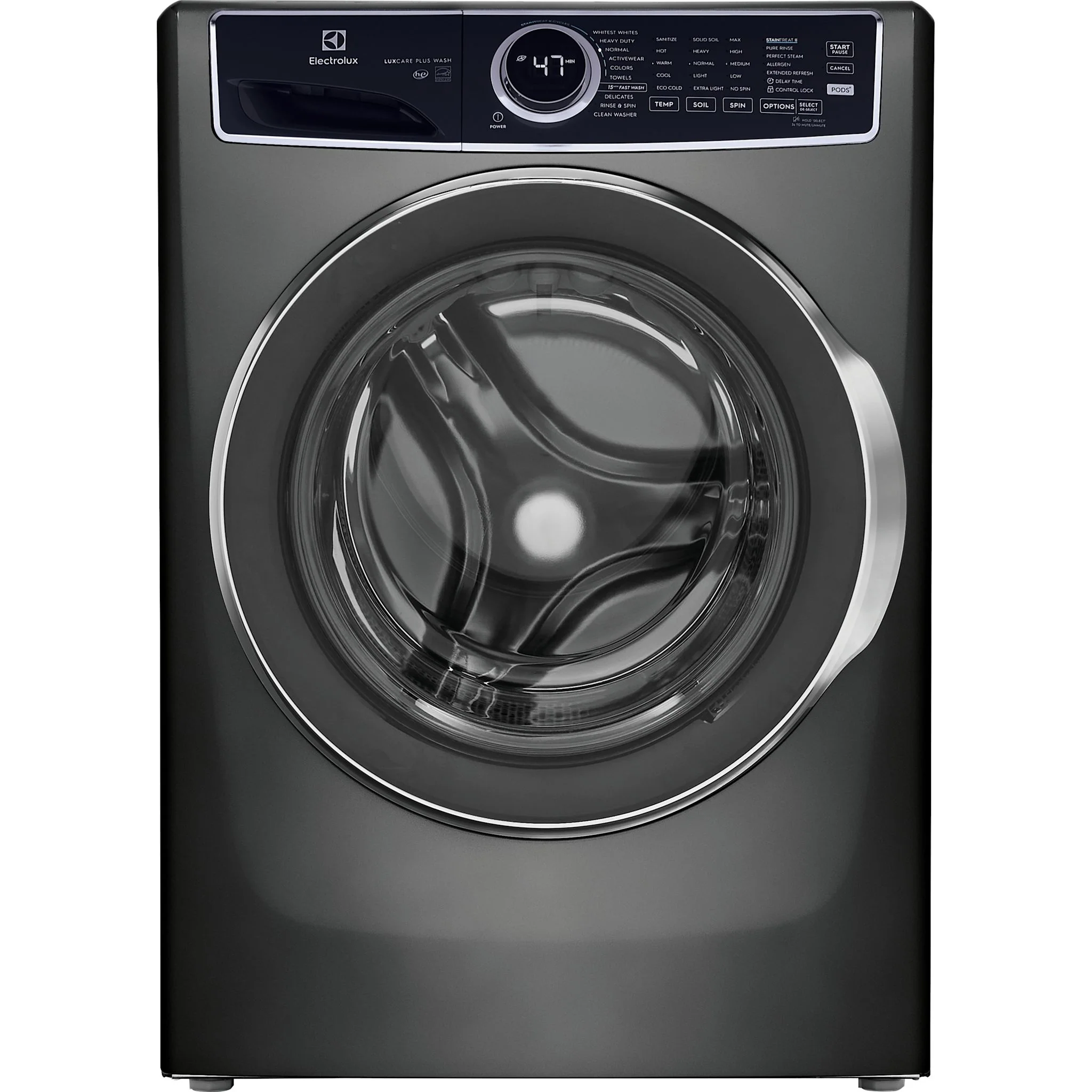 Electrolux Front Load Perfect Steam™ Washer with LuxCare® Plus Wash - 5.2 Cu. Ft. I.E.C - Silver ( ELFW7537AT )