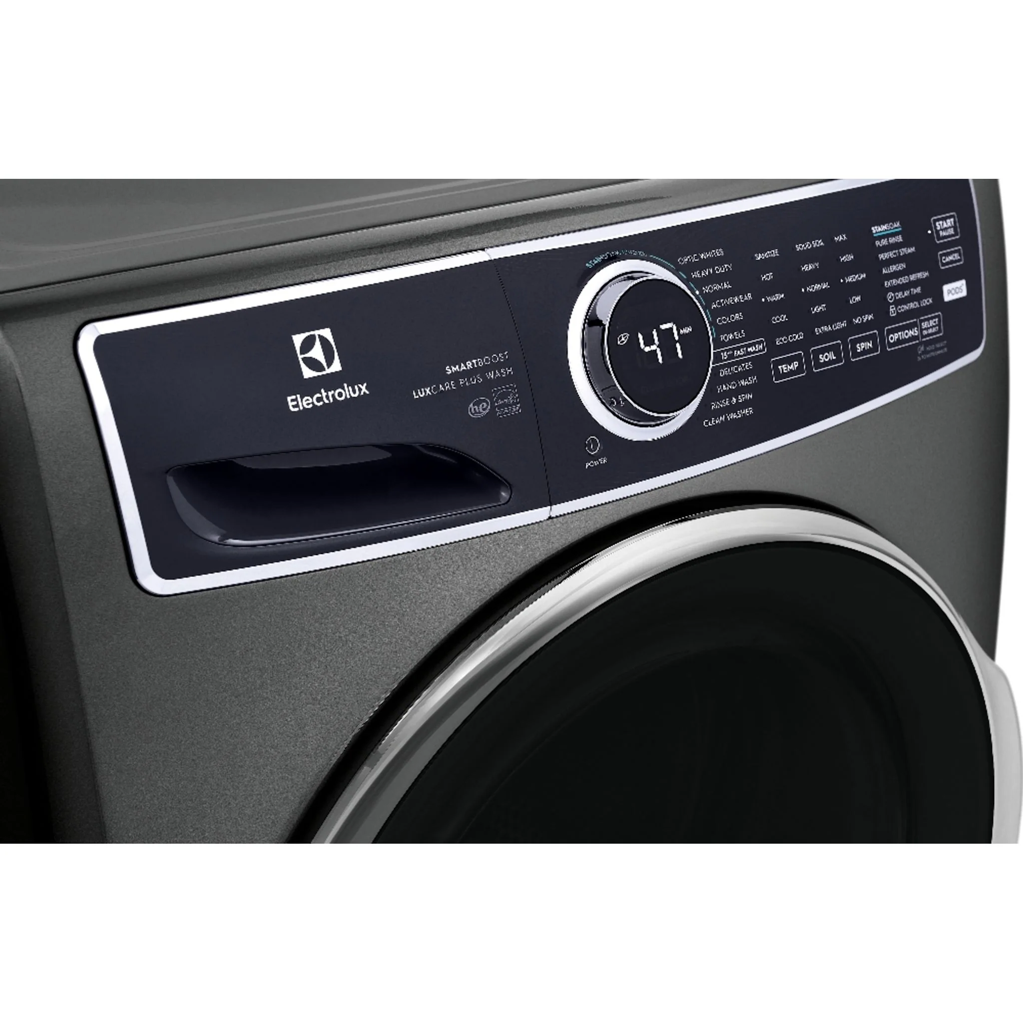 Electrolux Front Load Perfect Steam™ Washer with LuxCare® Plus Wash and SmartBoost® - 5.2 Cu. Ft. I.E.C - Silver ( ELFW7637AT ) - Image 7