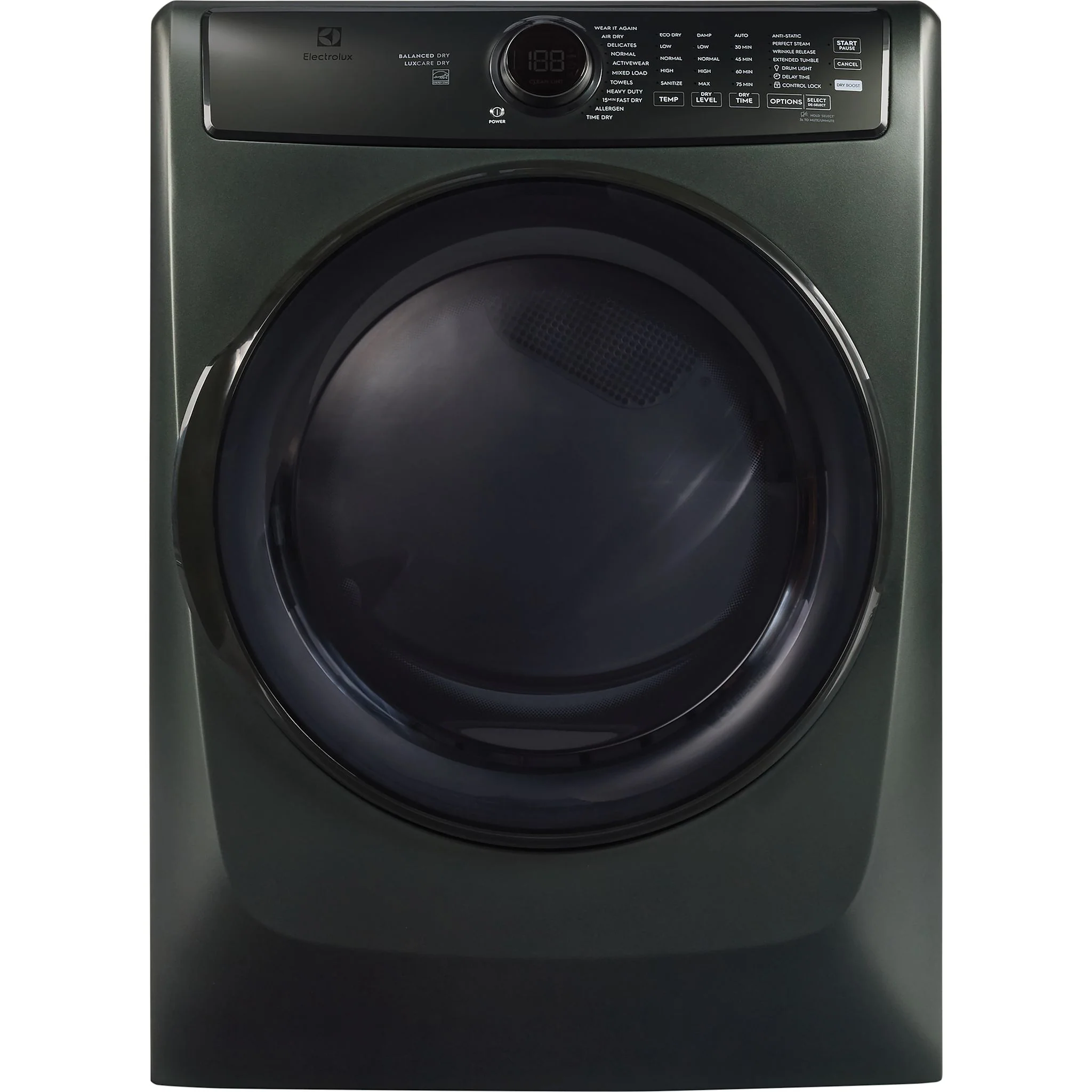 Electrolux Front Load Perfect Steam™ Gas Dryer with LuxCare® Dry and Instant Refresh – 8.0 Cu. Ft. - Green ( ELFG7738AA )